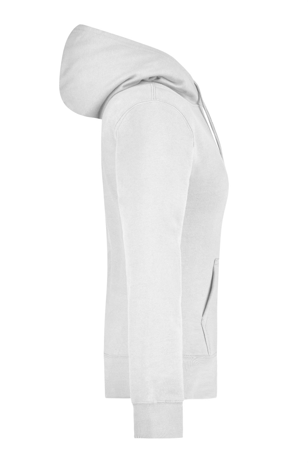 Pullover Damen Weiß – Ladies' Hooded Sweat, Detailansicht
