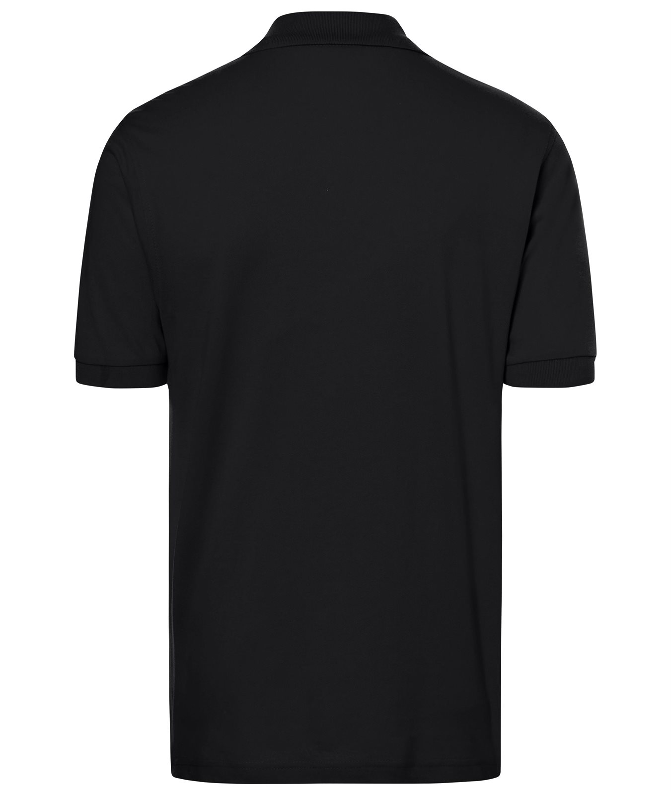 Poloshirt Herren Schwarz – Classic Polo, Detailansicht