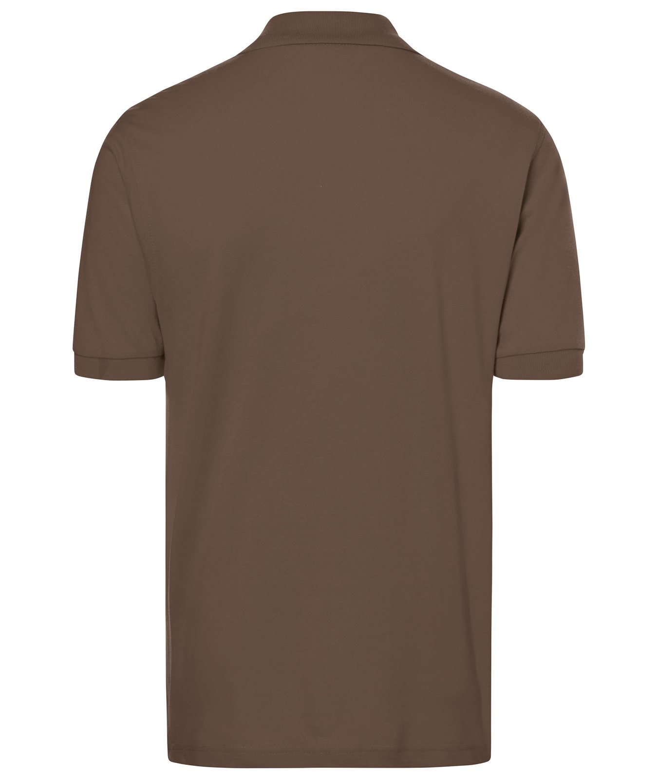 Poloshirt Herren Braun – Classic Polo, Detailansicht