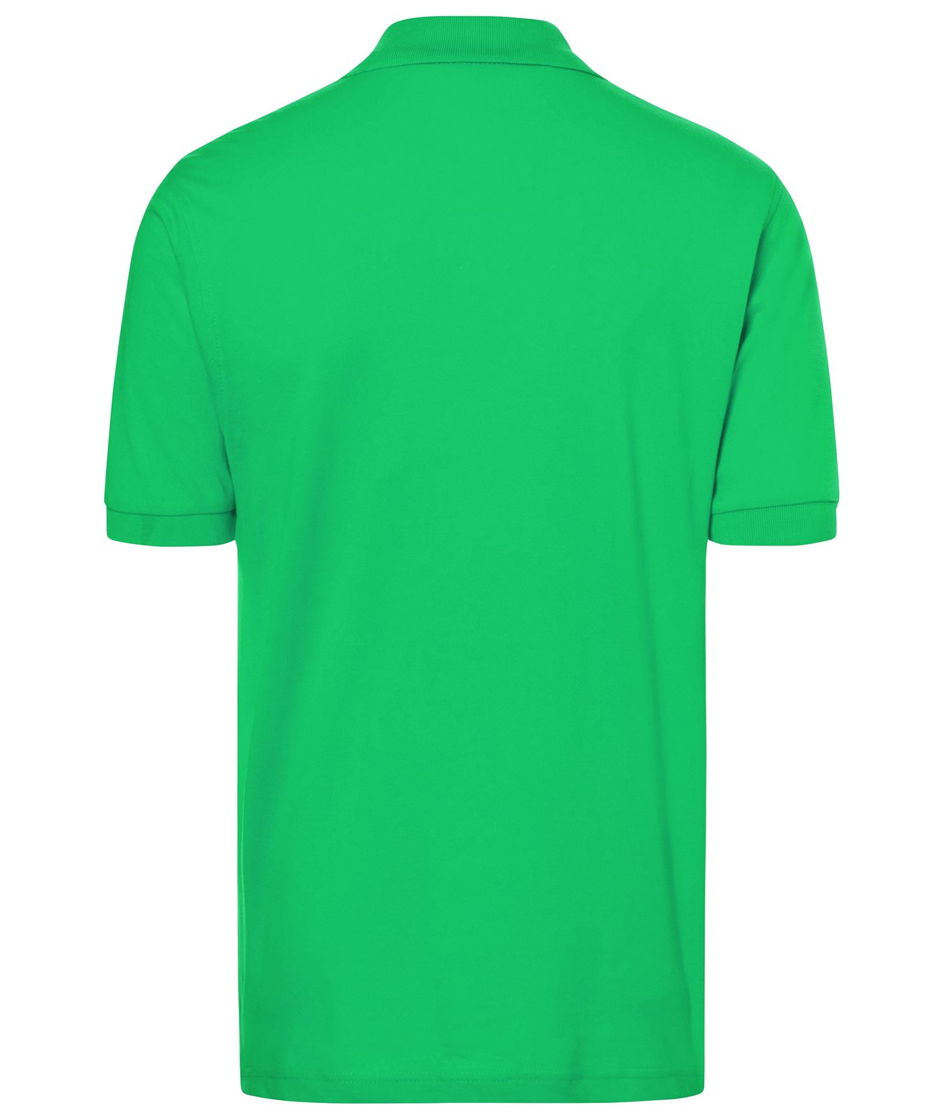 Poloshirt Herren Grün – Classic Polo, Detailansicht