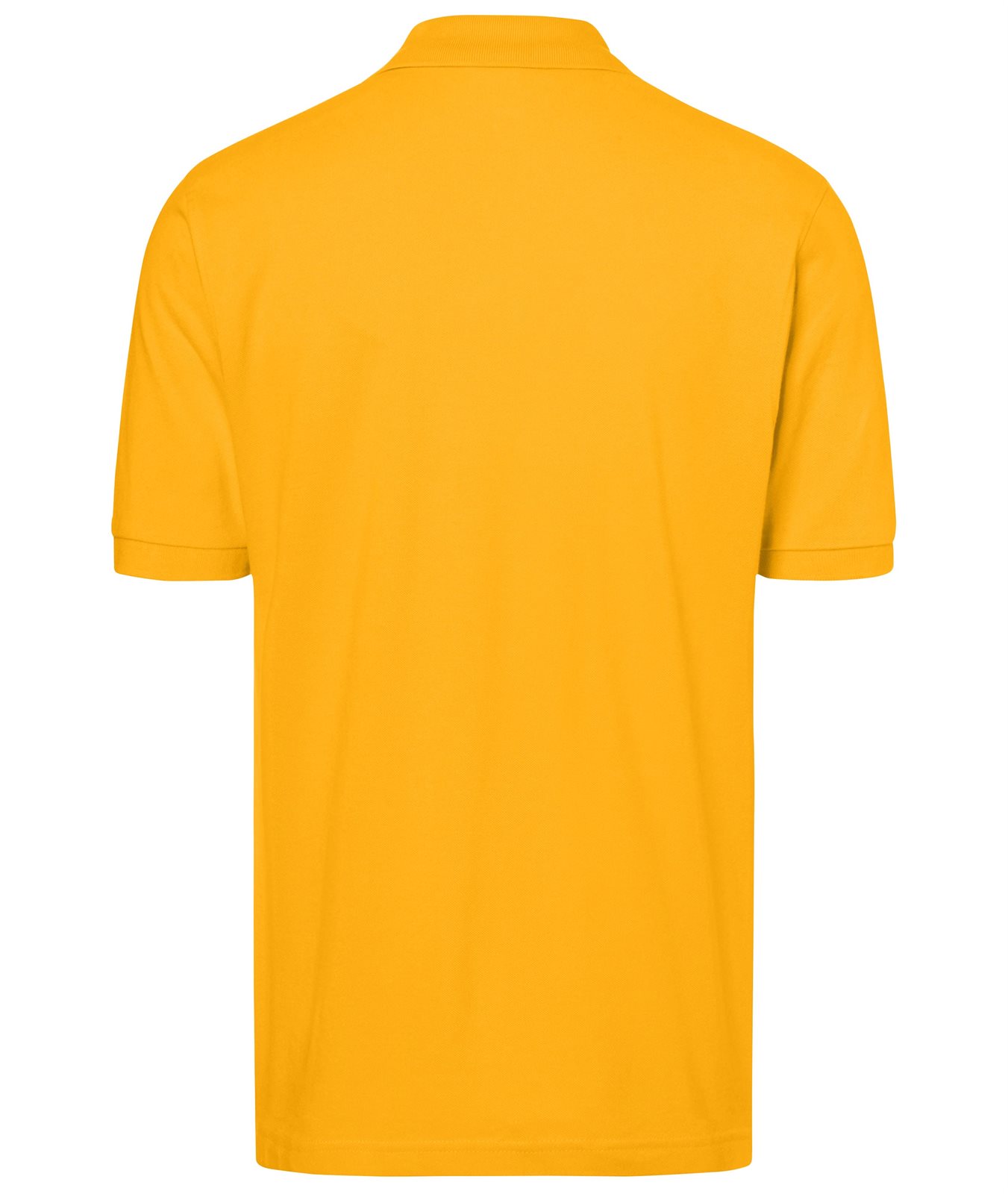 Poloshirt Herren Gelb – Classic Polo, Detailansicht