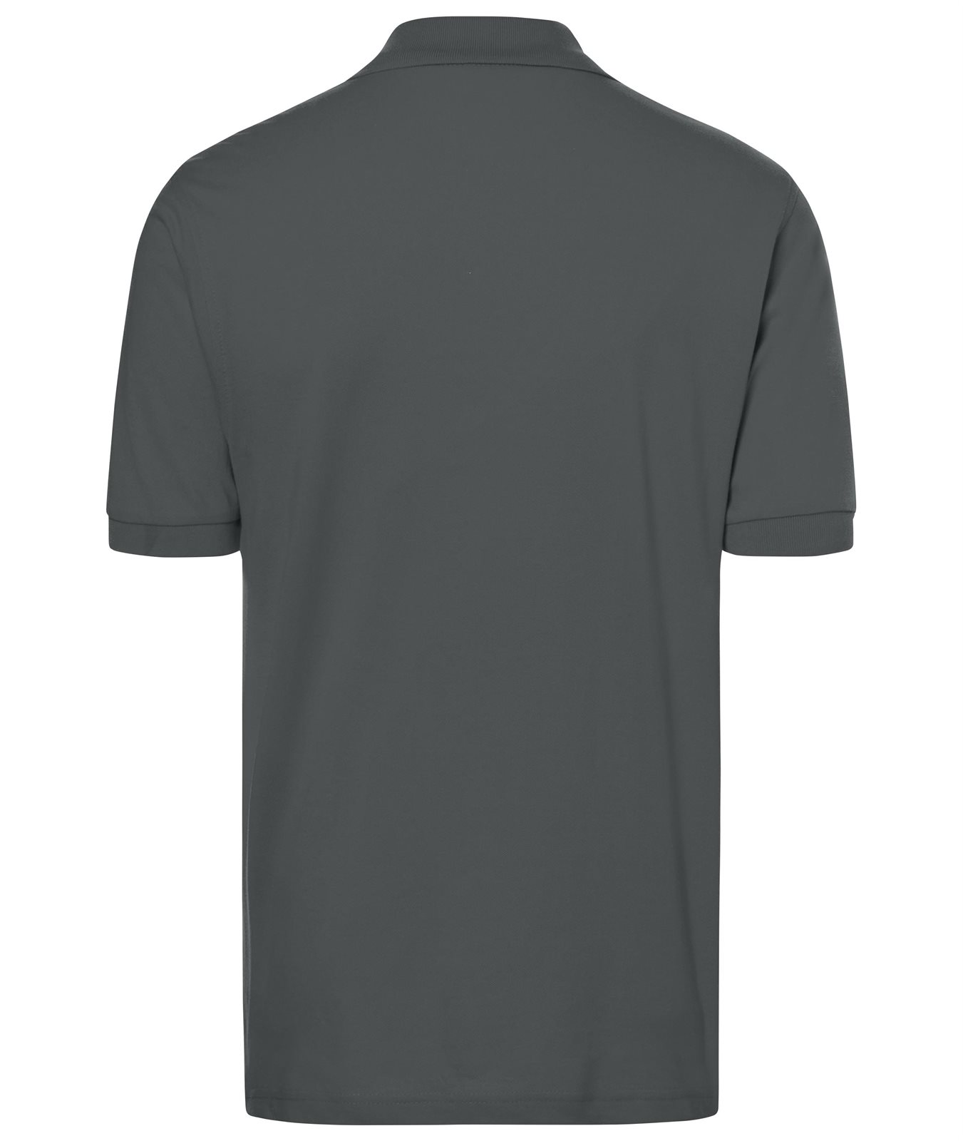 Poloshirt Herren Grau – Classic Polo, Detailansicht