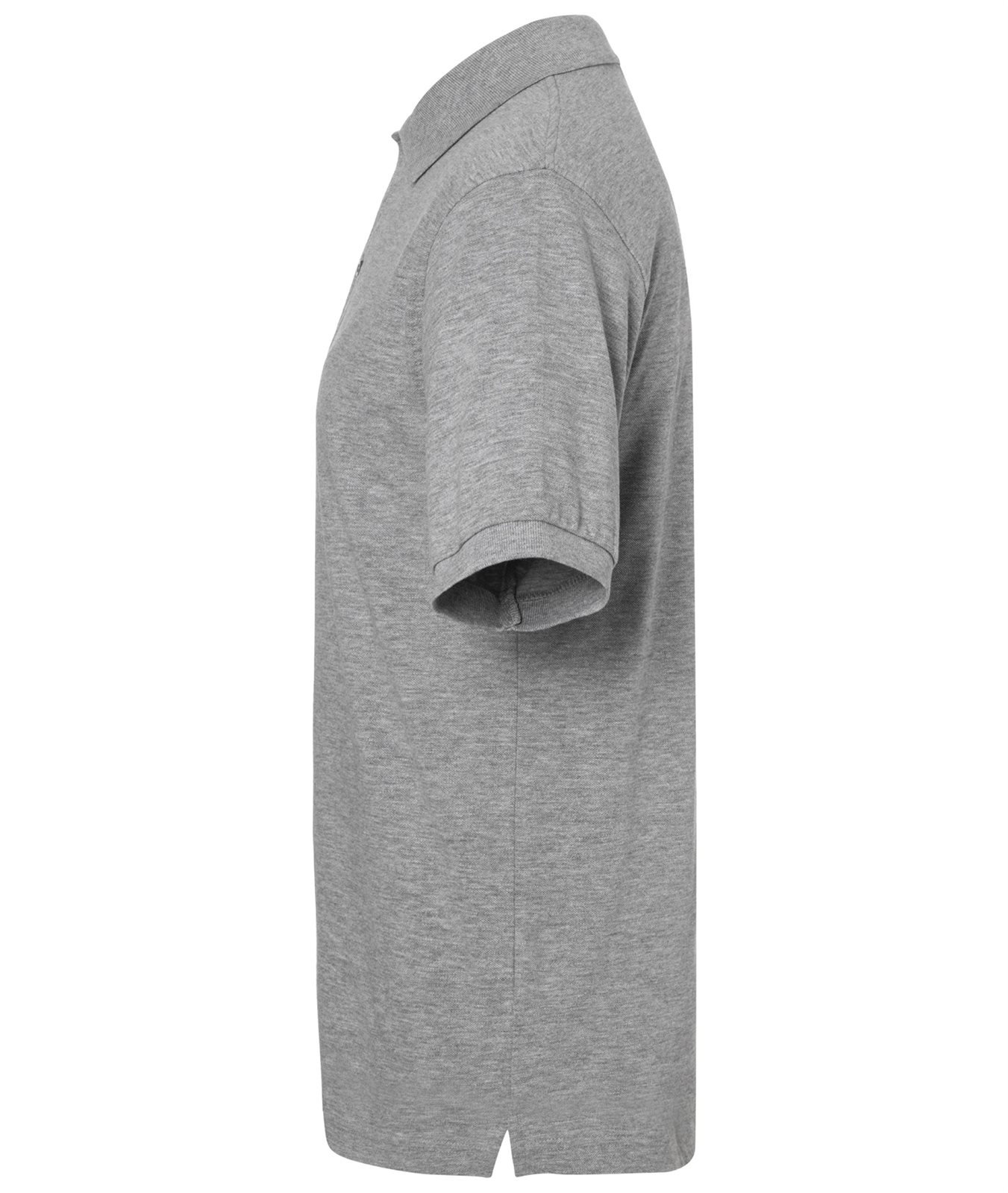 Poloshirt Herren Grau – Classic Polo, Detailansicht