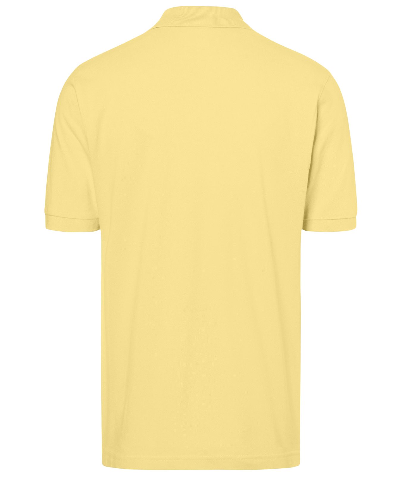 Poloshirt Herren Gelb – Classic Polo, Detailansicht