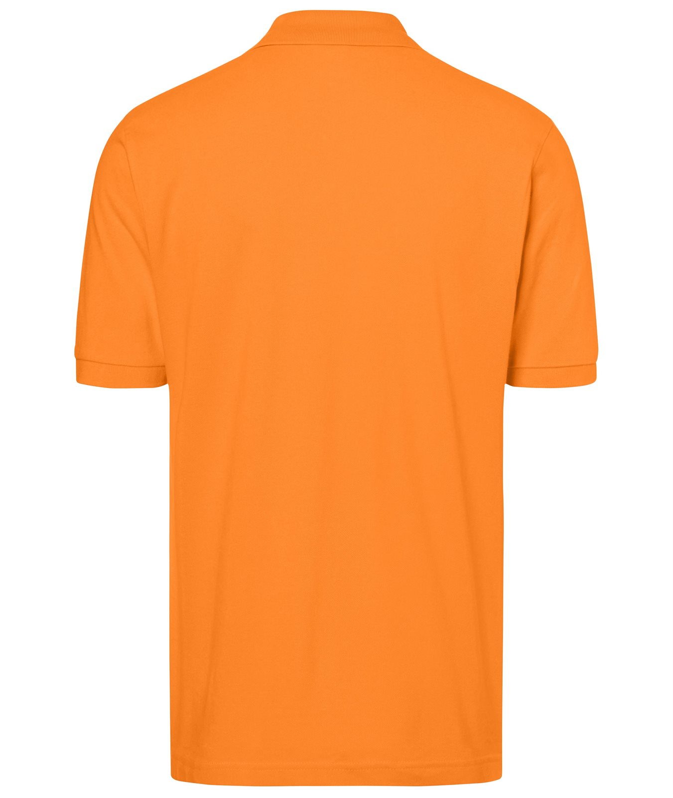 Poloshirt Herren Orange – Classic Polo, Detailansicht