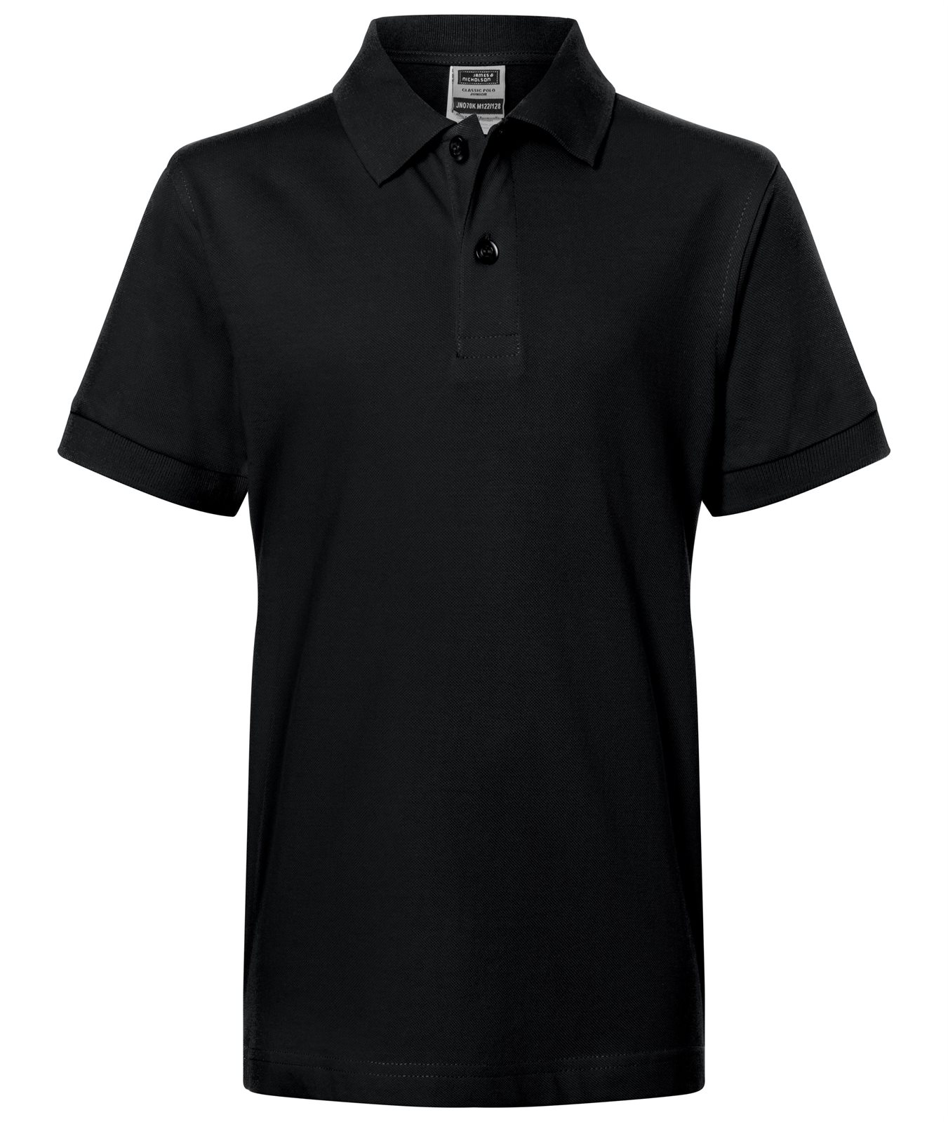 Poloshirt Kinder Schwarz – Classic Polo Junior