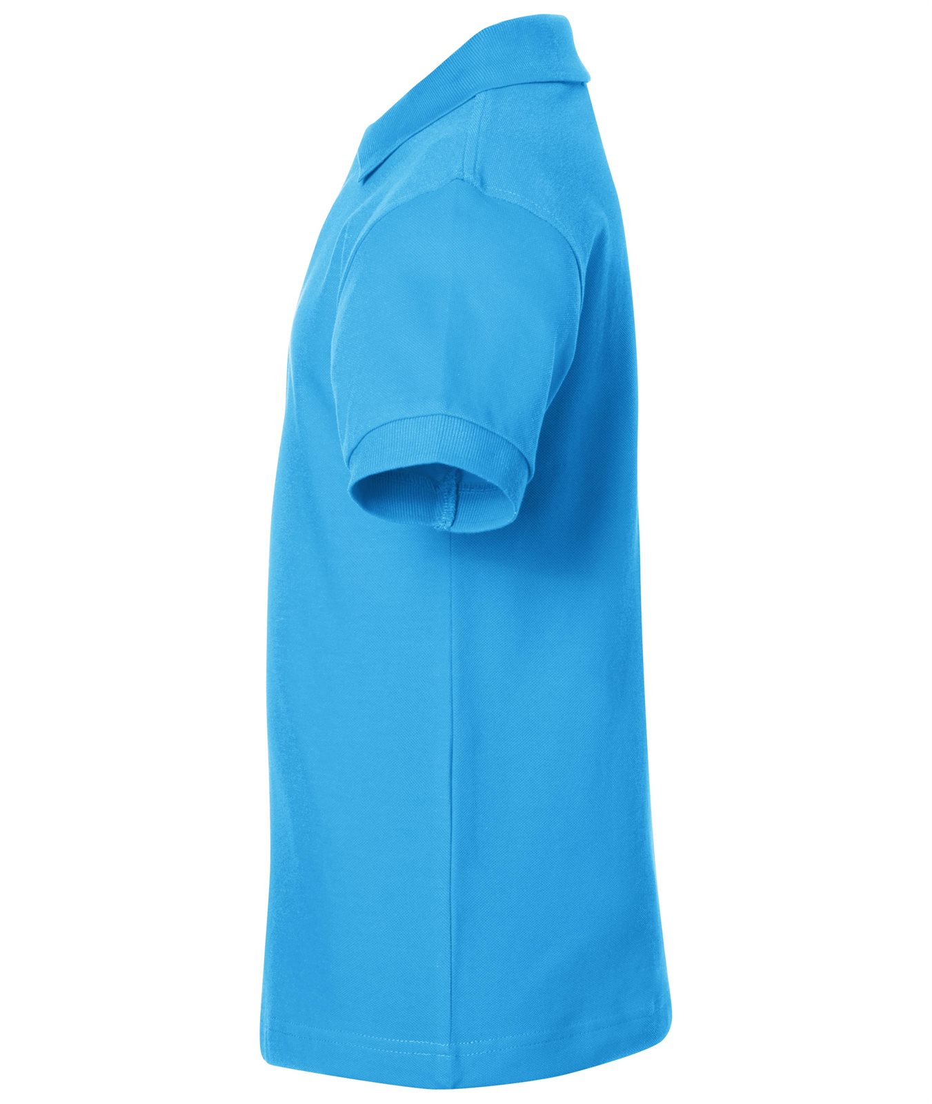 Poloshirt Kinder Blau – Classic Polo Junior, Detailansicht