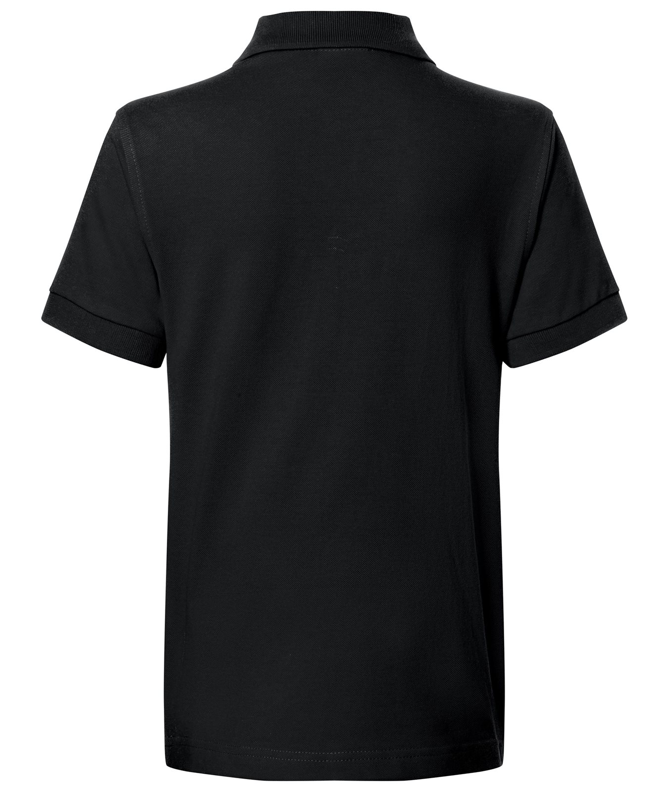 Poloshirt Kinder Schwarz – Classic Polo Junior, Detailansicht
