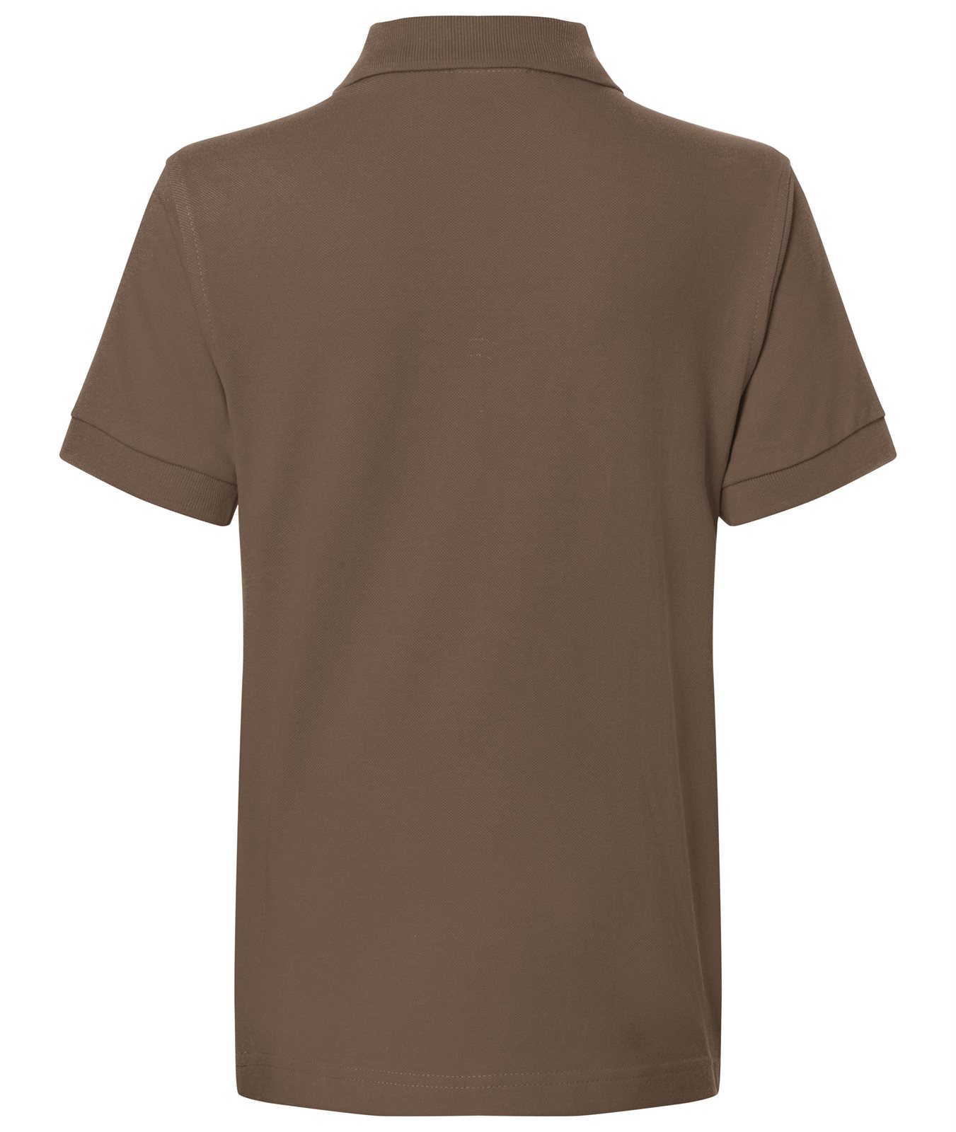 Poloshirt Kinder Braun – Classic Polo Junior, Detailansicht