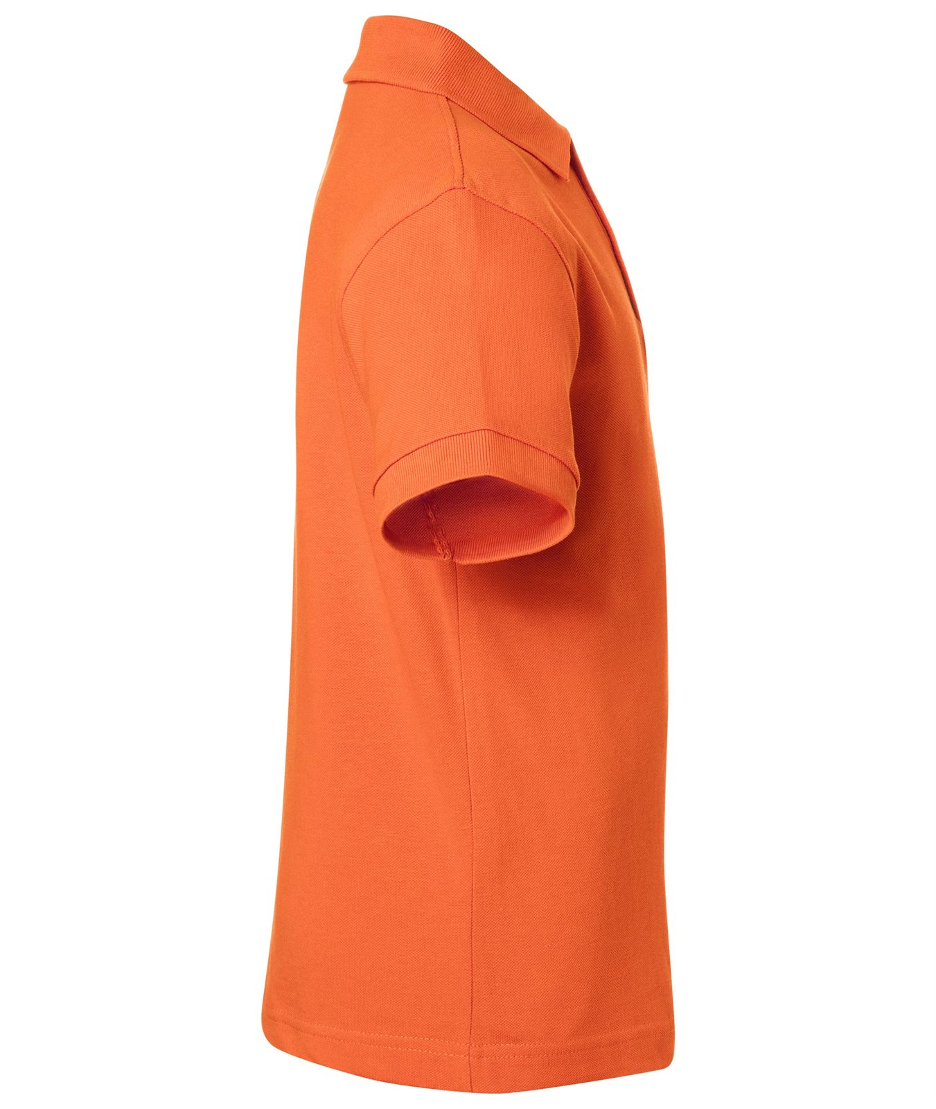 Poloshirt Kinder Orange – Classic Polo Junior, Detailansicht
