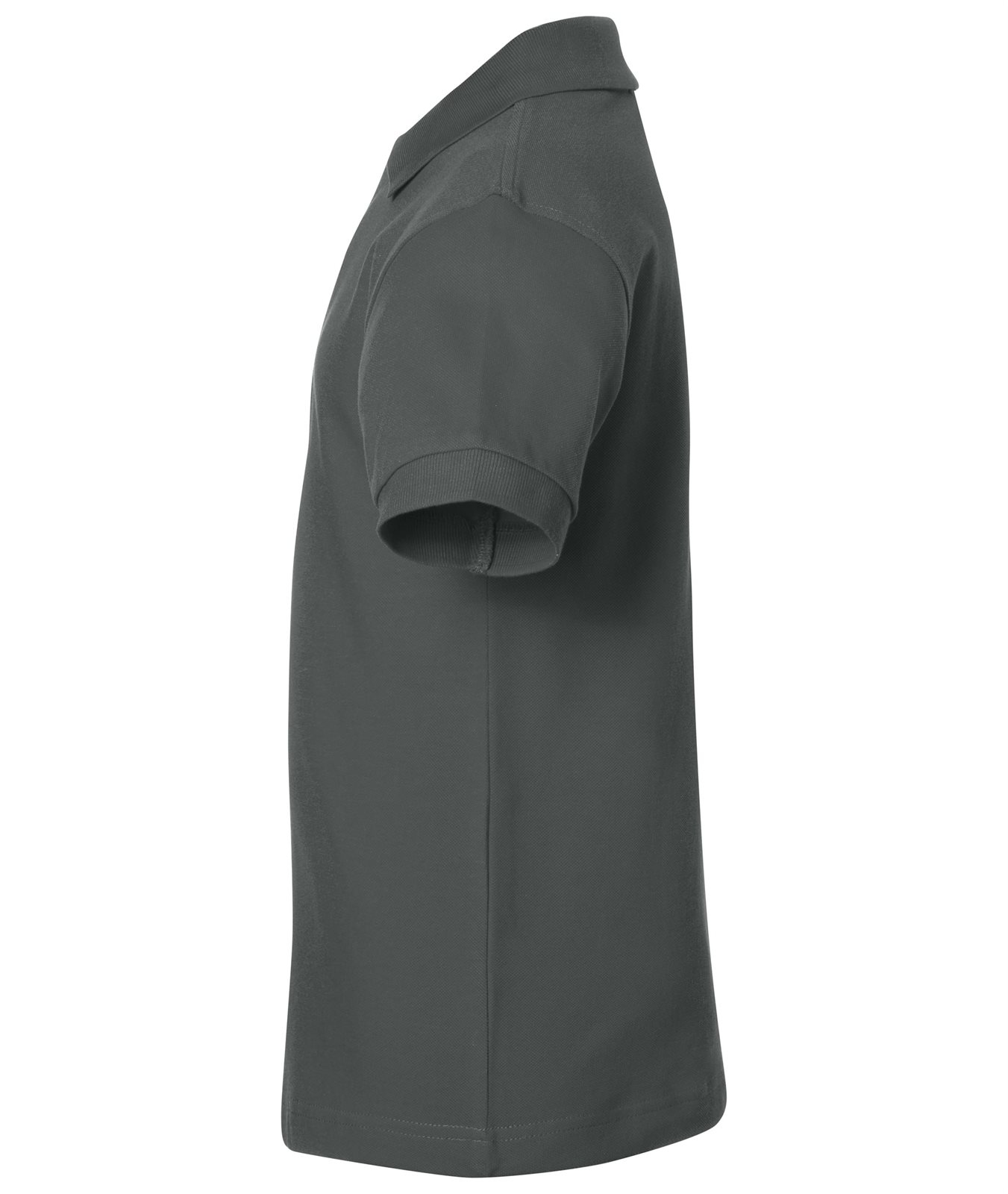 Poloshirt Kinder Grau – Classic Polo Junior, Detailansicht