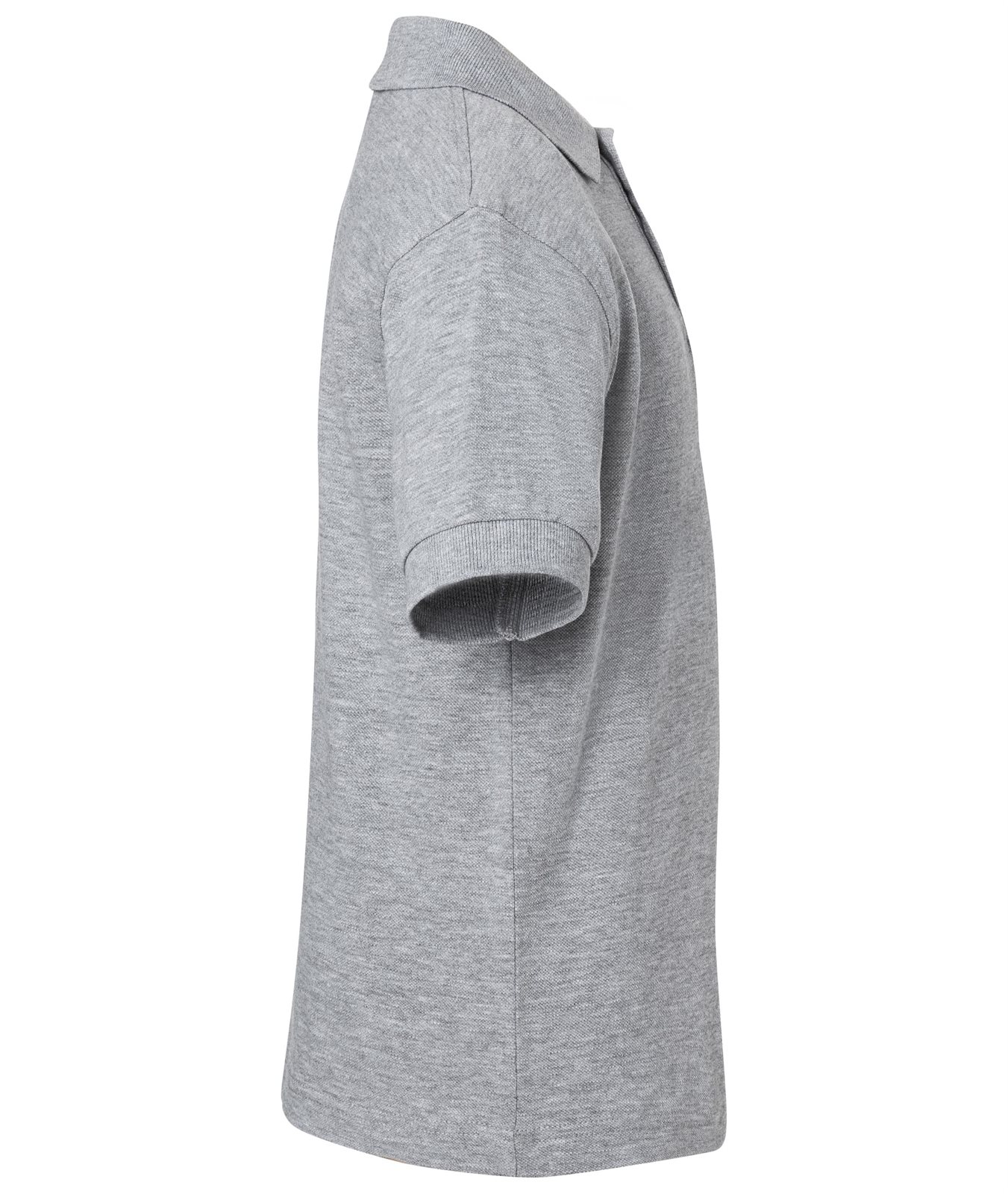Poloshirt Kinder Grau – Classic Polo Junior, Detailansicht