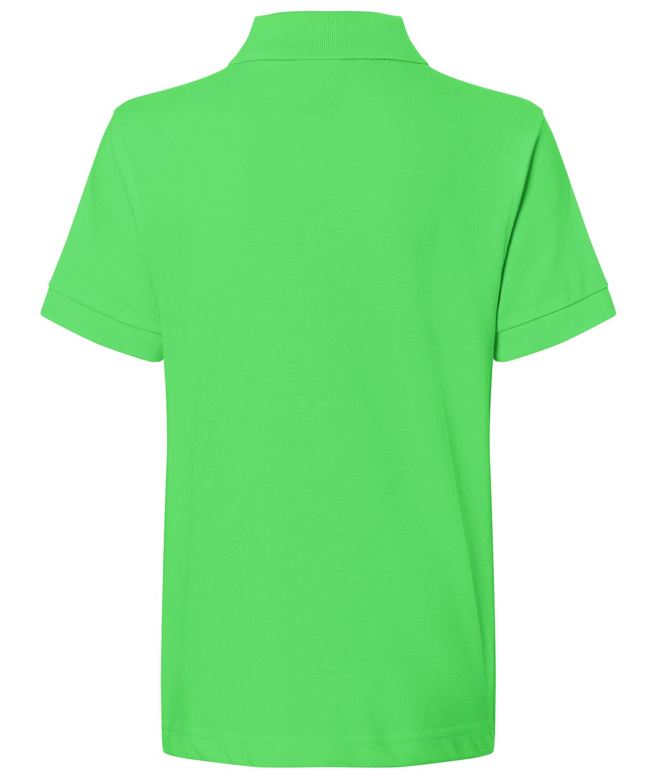 Poloshirt Kinder Grün – Classic Polo Junior, Detailansicht