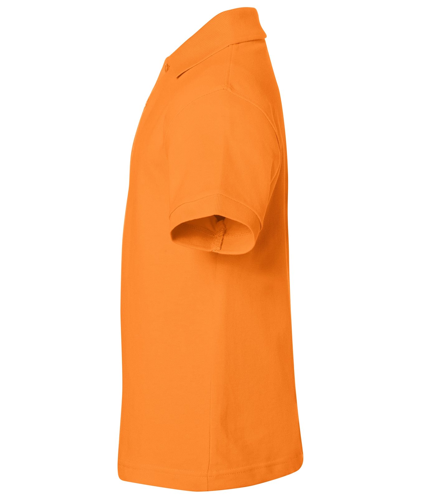 Poloshirt Kinder Orange – Classic Polo Junior, Detailansicht