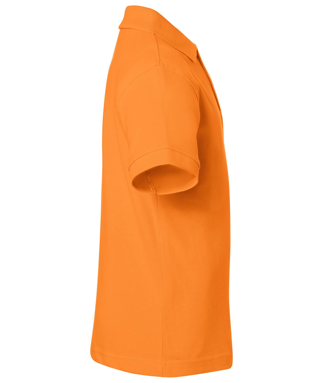 Poloshirt Kinder Orange – Classic Polo Junior, Detailansicht