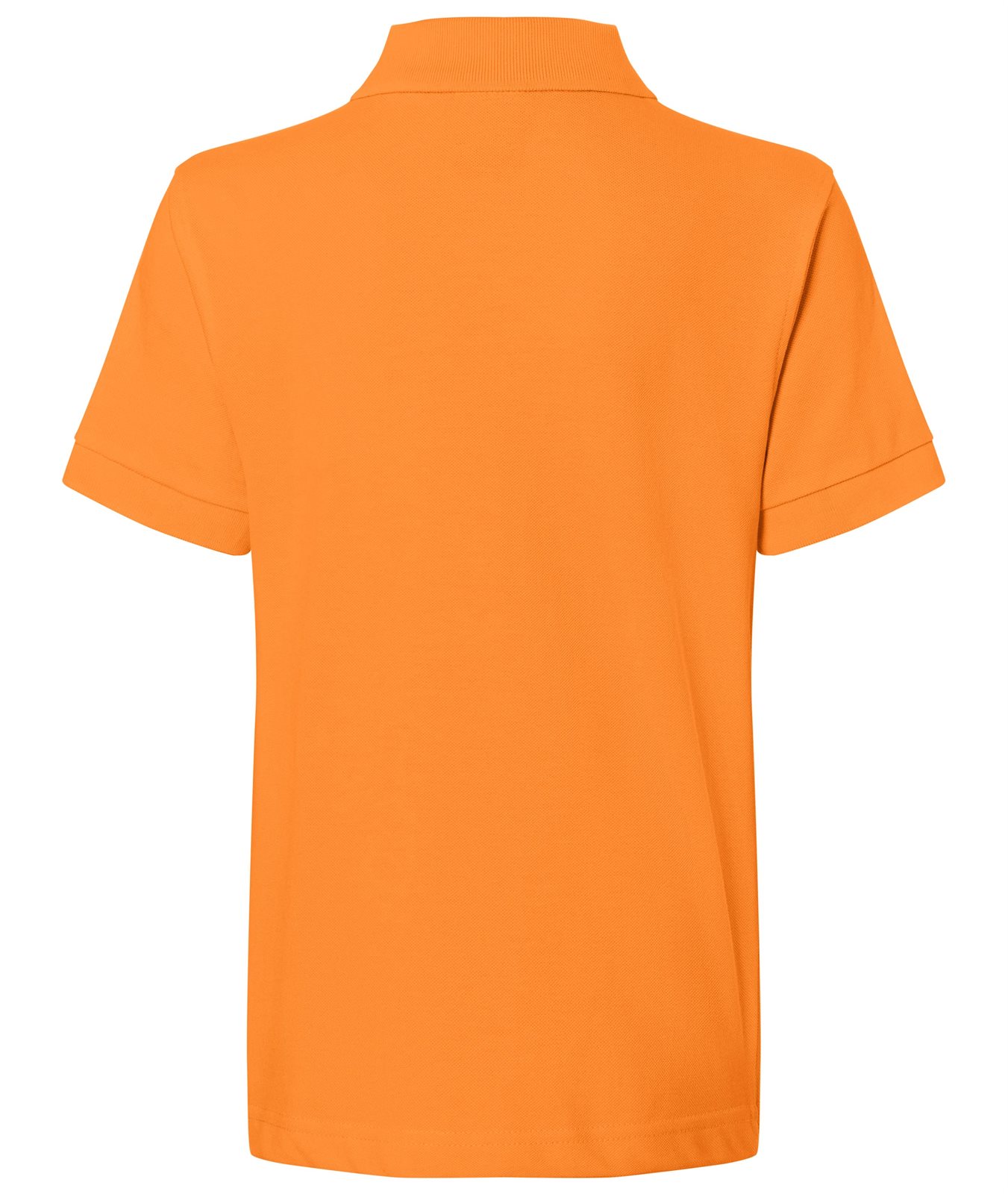 Poloshirt Kinder Orange – Classic Polo Junior, Detailansicht