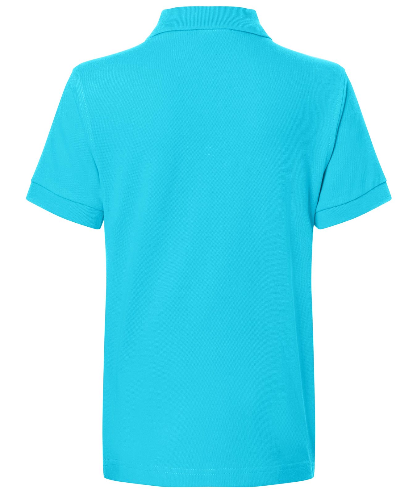 Poloshirt Kinder Blau – Classic Polo Junior, Detailansicht