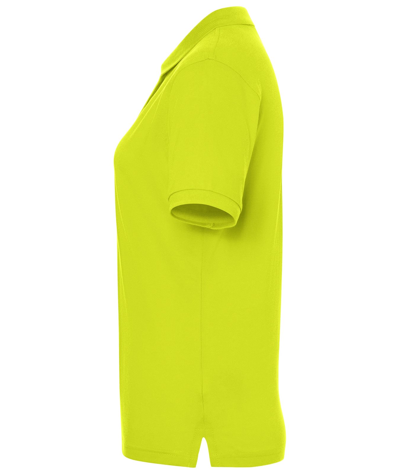 Poloshirt Damen Gelb – Classic Polo Ladies, Detailansicht