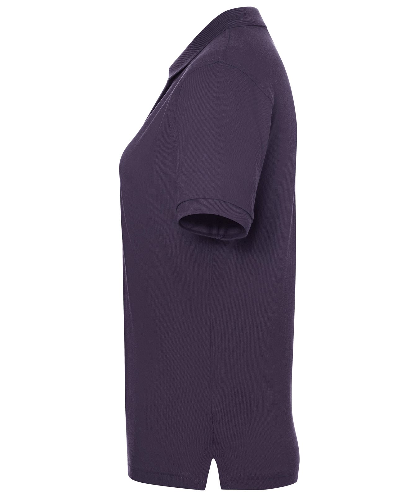 Poloshirt Damen Lila – Classic Polo Ladies, Detailansicht