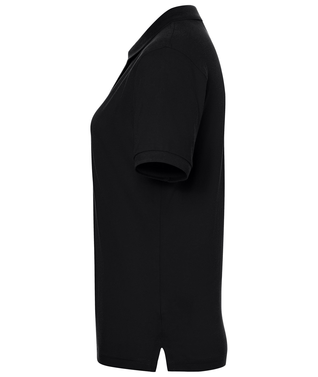 Poloshirt Damen Schwarz – Classic Polo Ladies, Detailansicht