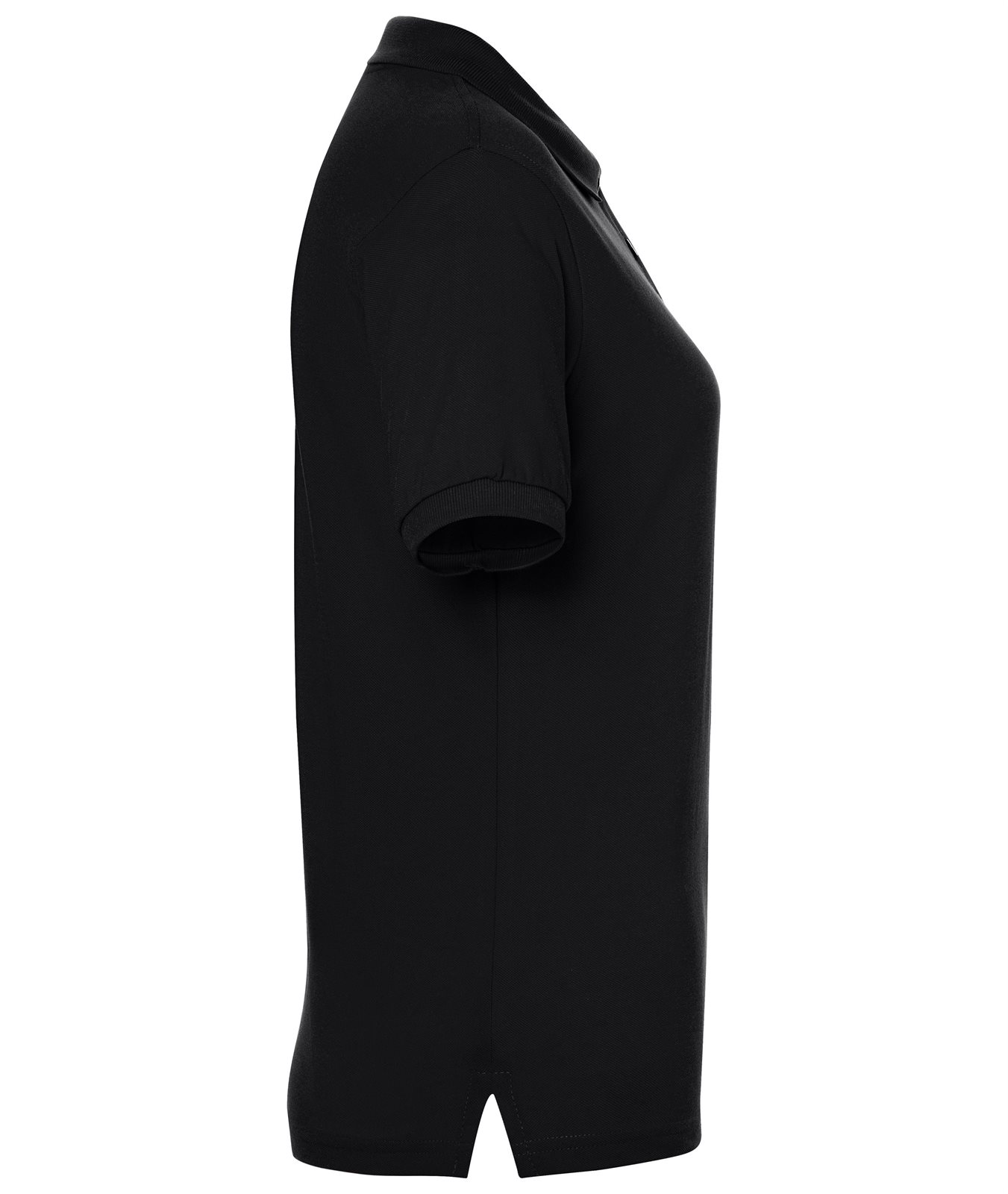 Poloshirt Damen Schwarz – Classic Polo Ladies, Detailansicht