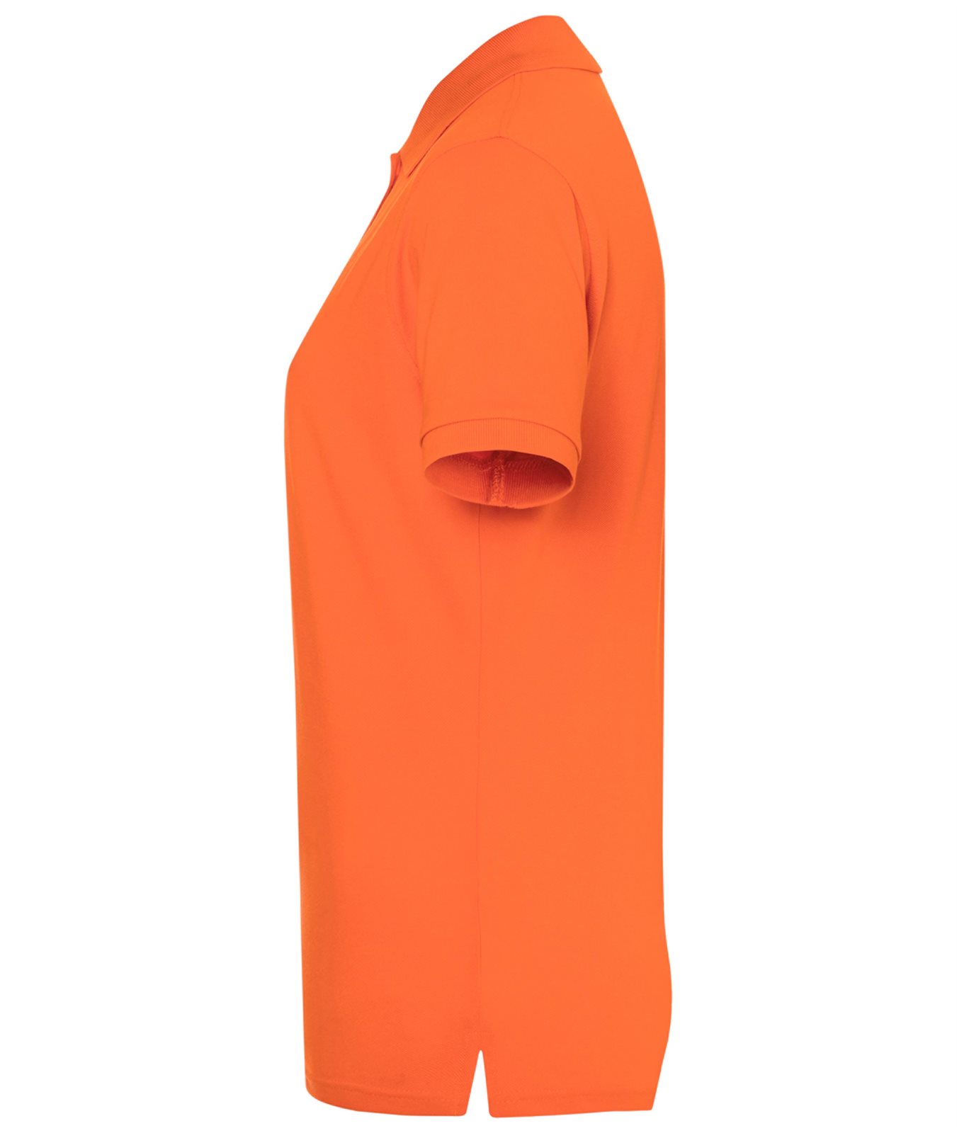 Poloshirt Damen Orange – Classic Polo Ladies, Detailansicht