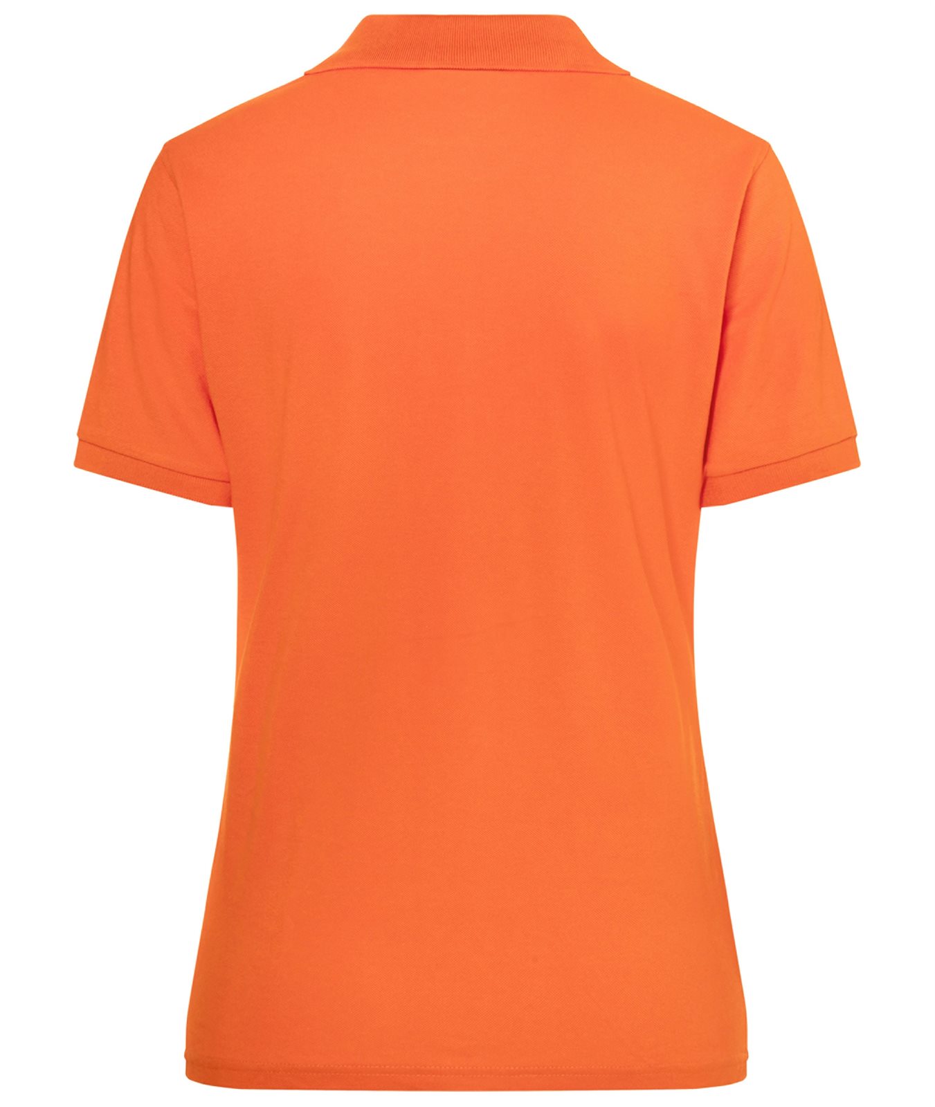 Poloshirt Damen Orange – Classic Polo Ladies, Detailansicht