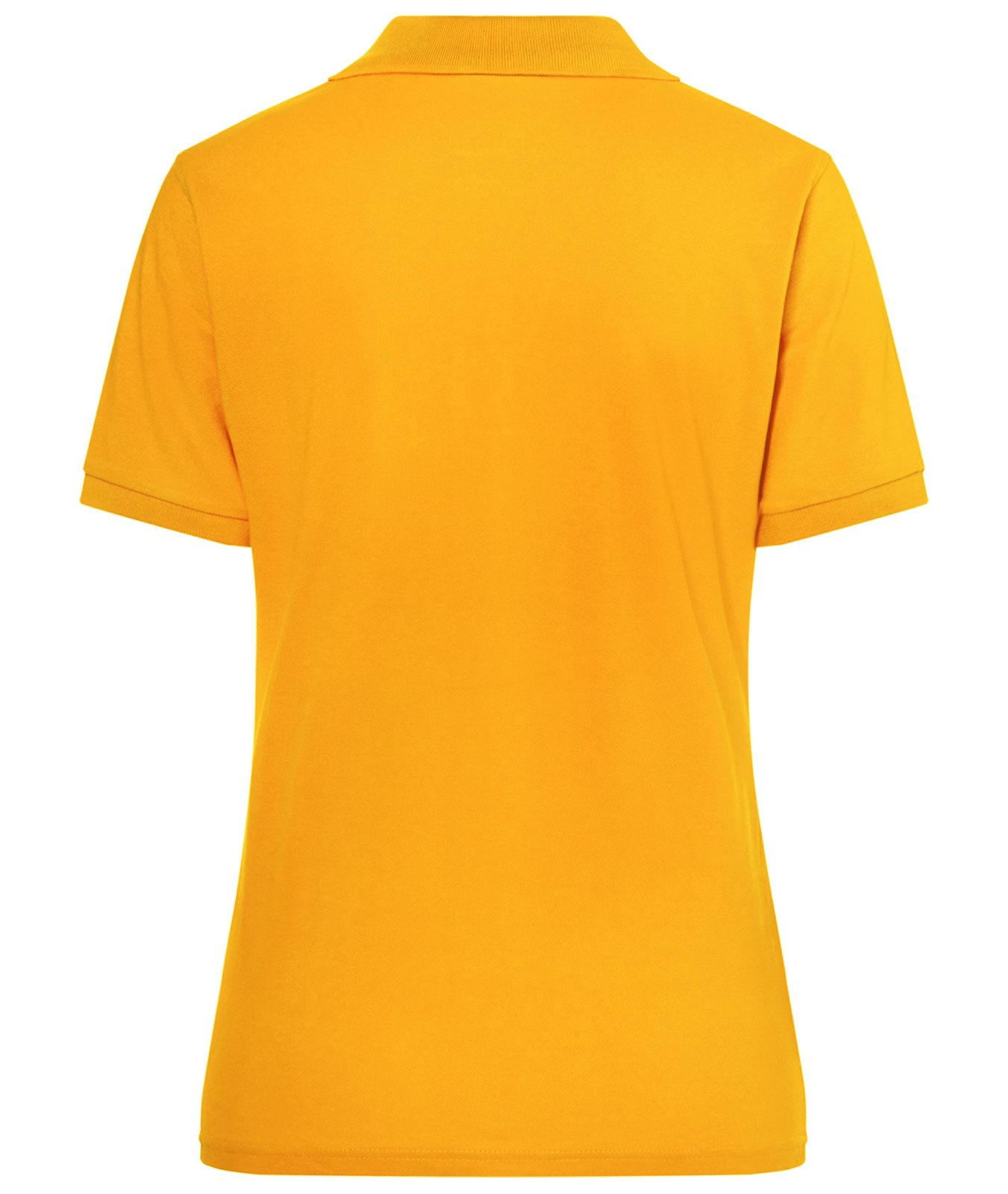Poloshirt Damen Gelb – Classic Polo Ladies, Detailansicht