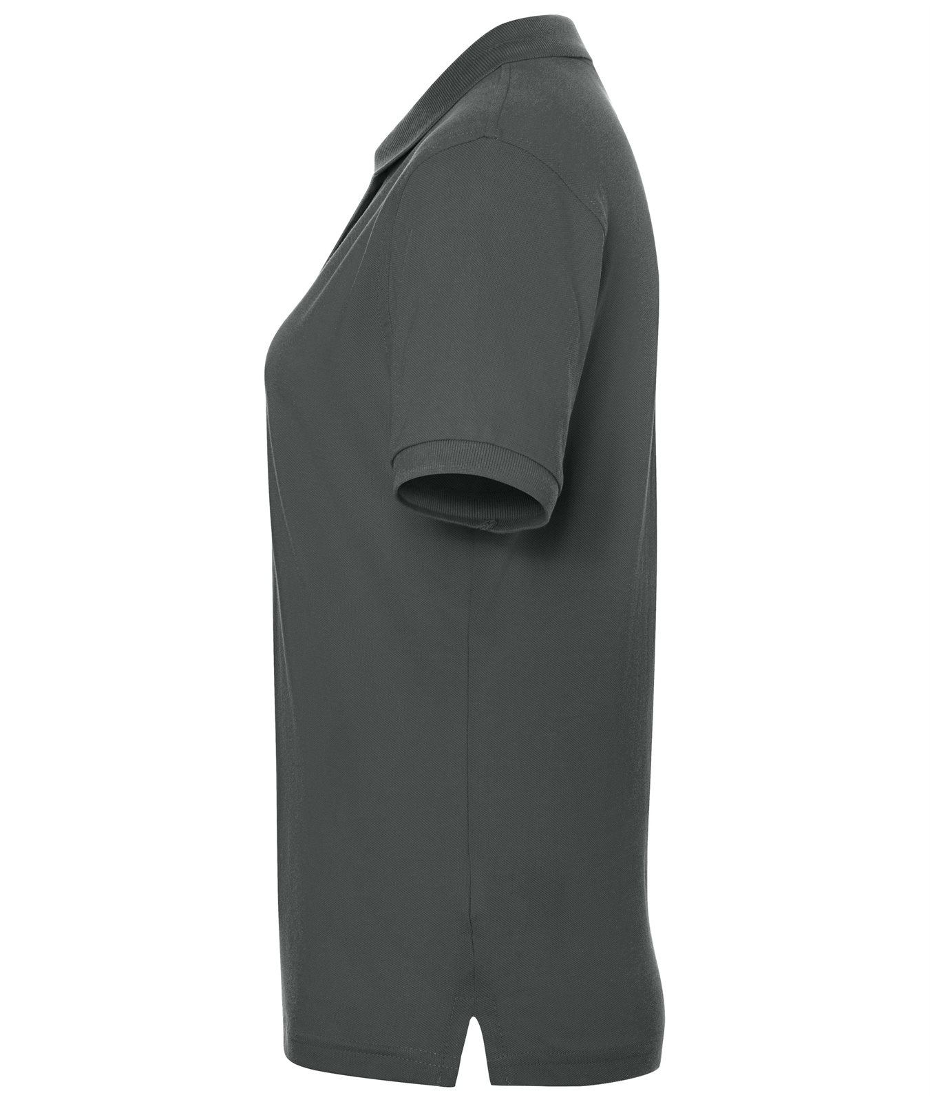 Poloshirt Damen Grau – Classic Polo Ladies, Detailansicht