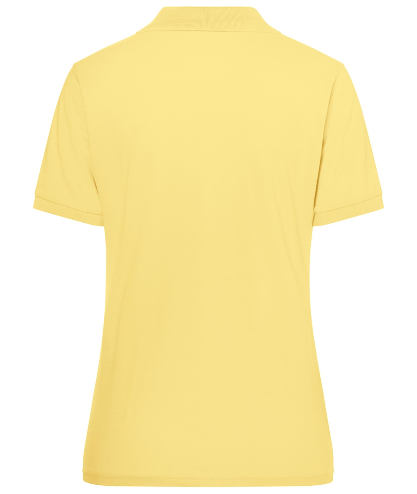 Poloshirt Damen Gelb – Classic Polo Ladies, Detailansicht
