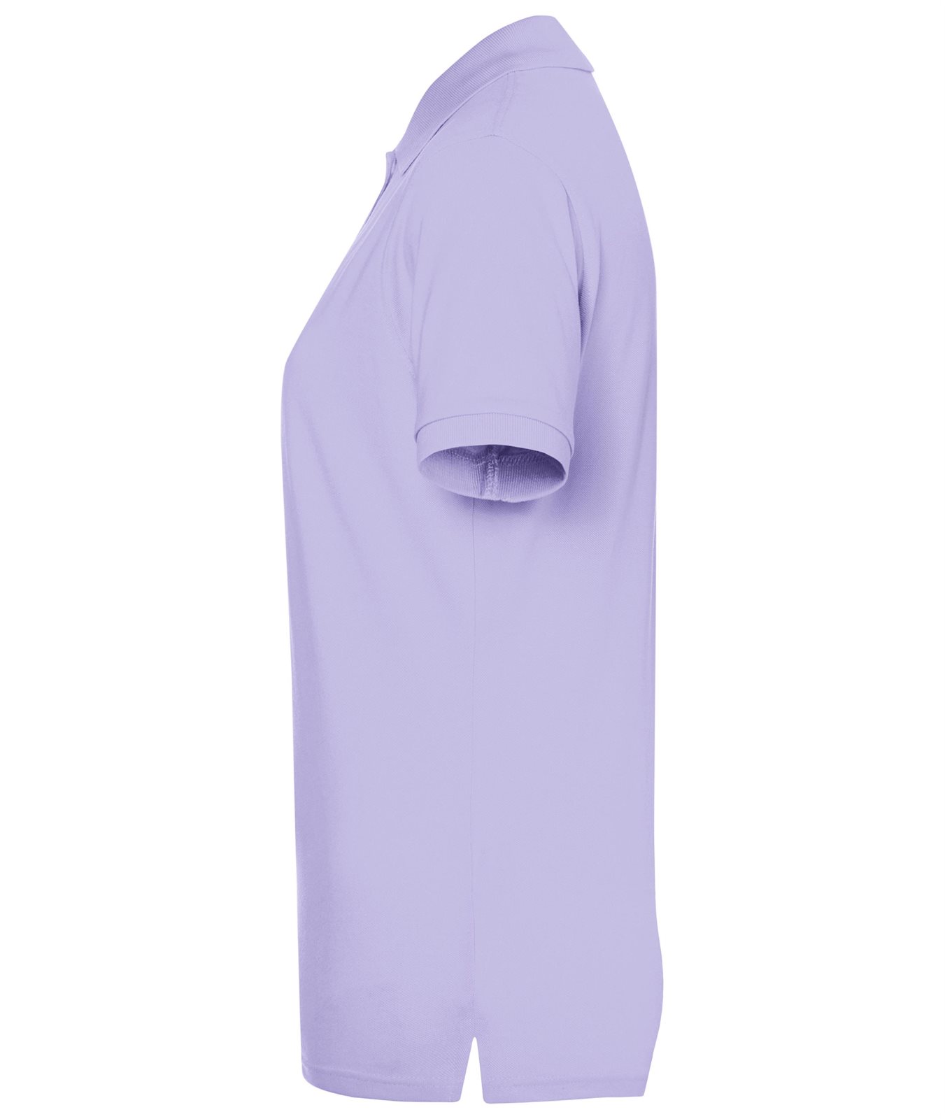 Poloshirt Damen Lila – Classic Polo Ladies, Detailansicht