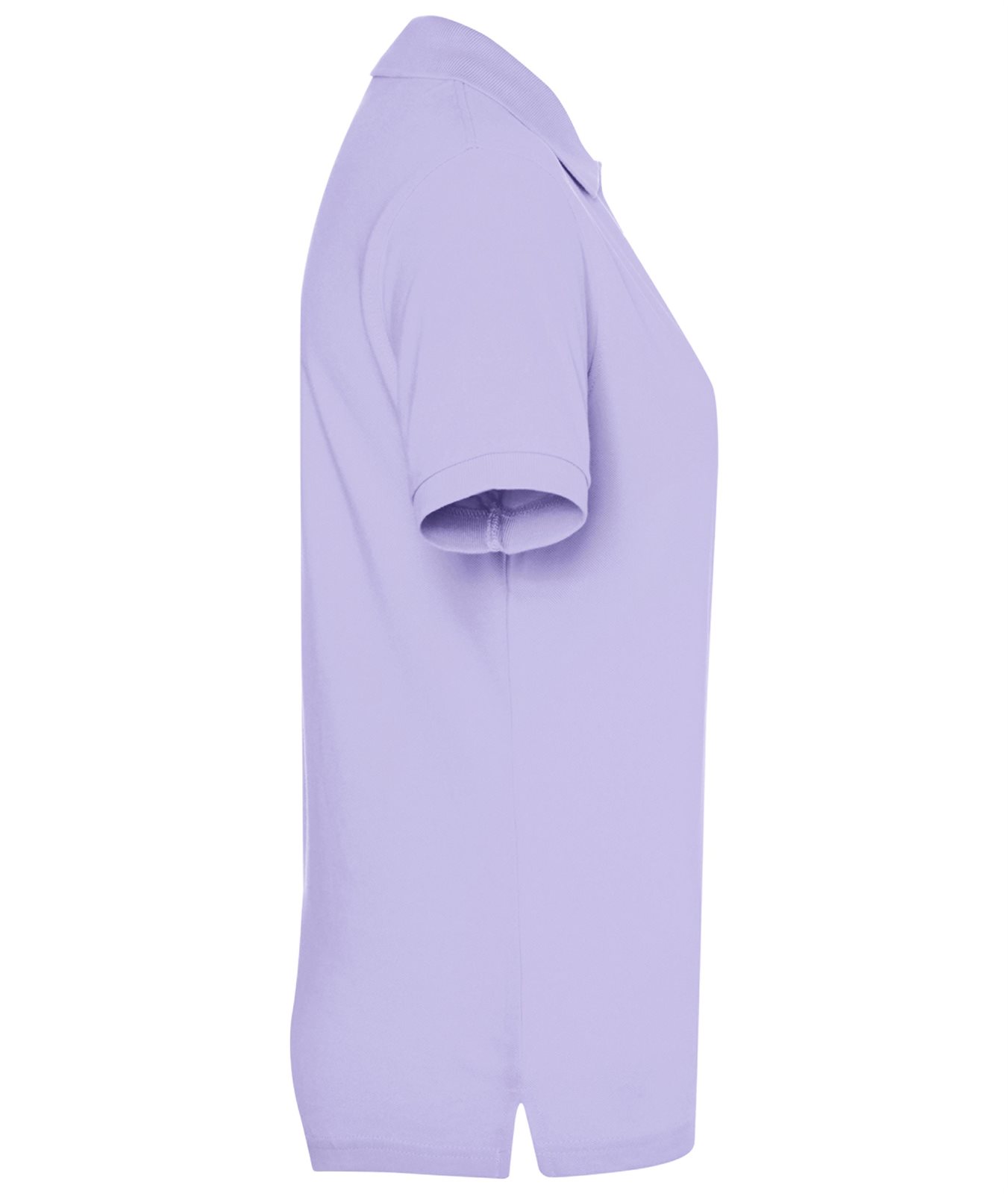 Poloshirt Damen Lila – Classic Polo Ladies, Detailansicht