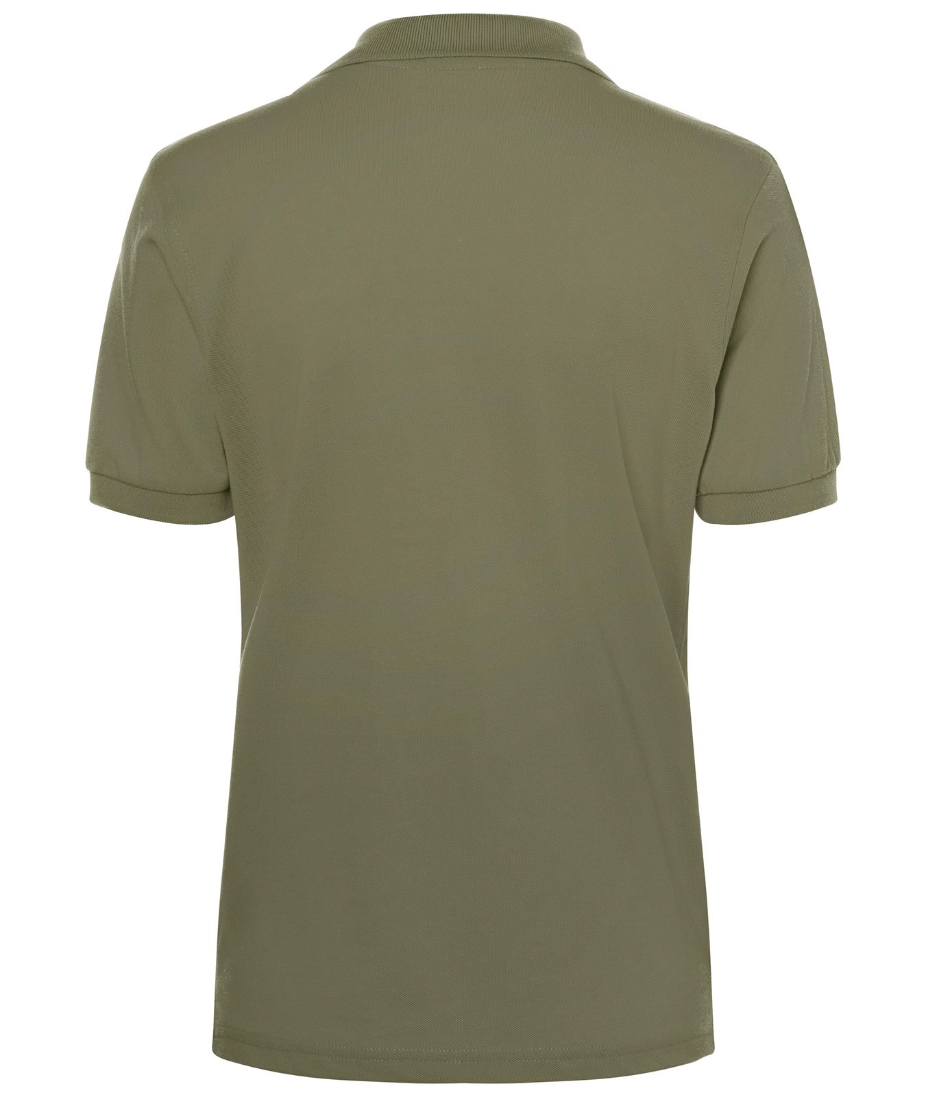 Poloshirt Damen Braun/Grün/Oliv – Classic Polo Ladies, Detailansicht
