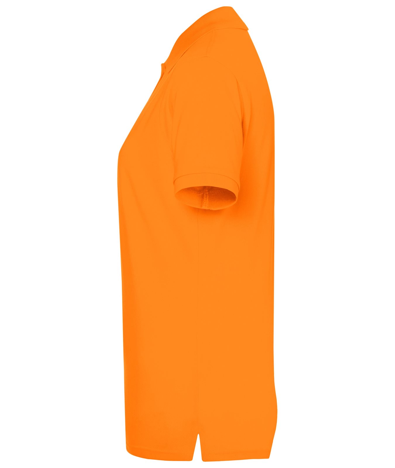 Poloshirt Damen Orange – Classic Polo Ladies, Detailansicht
