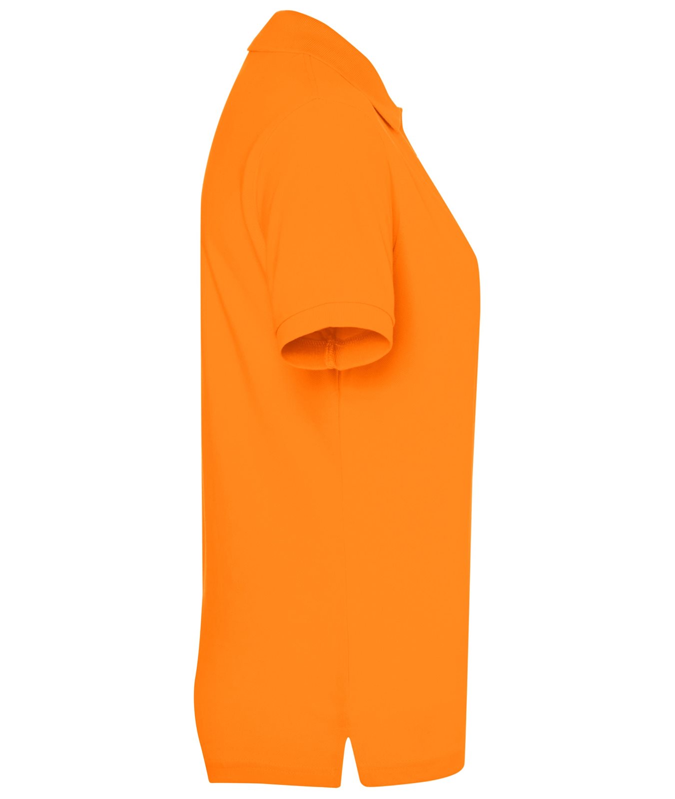 Poloshirt Damen Orange – Classic Polo Ladies, Detailansicht