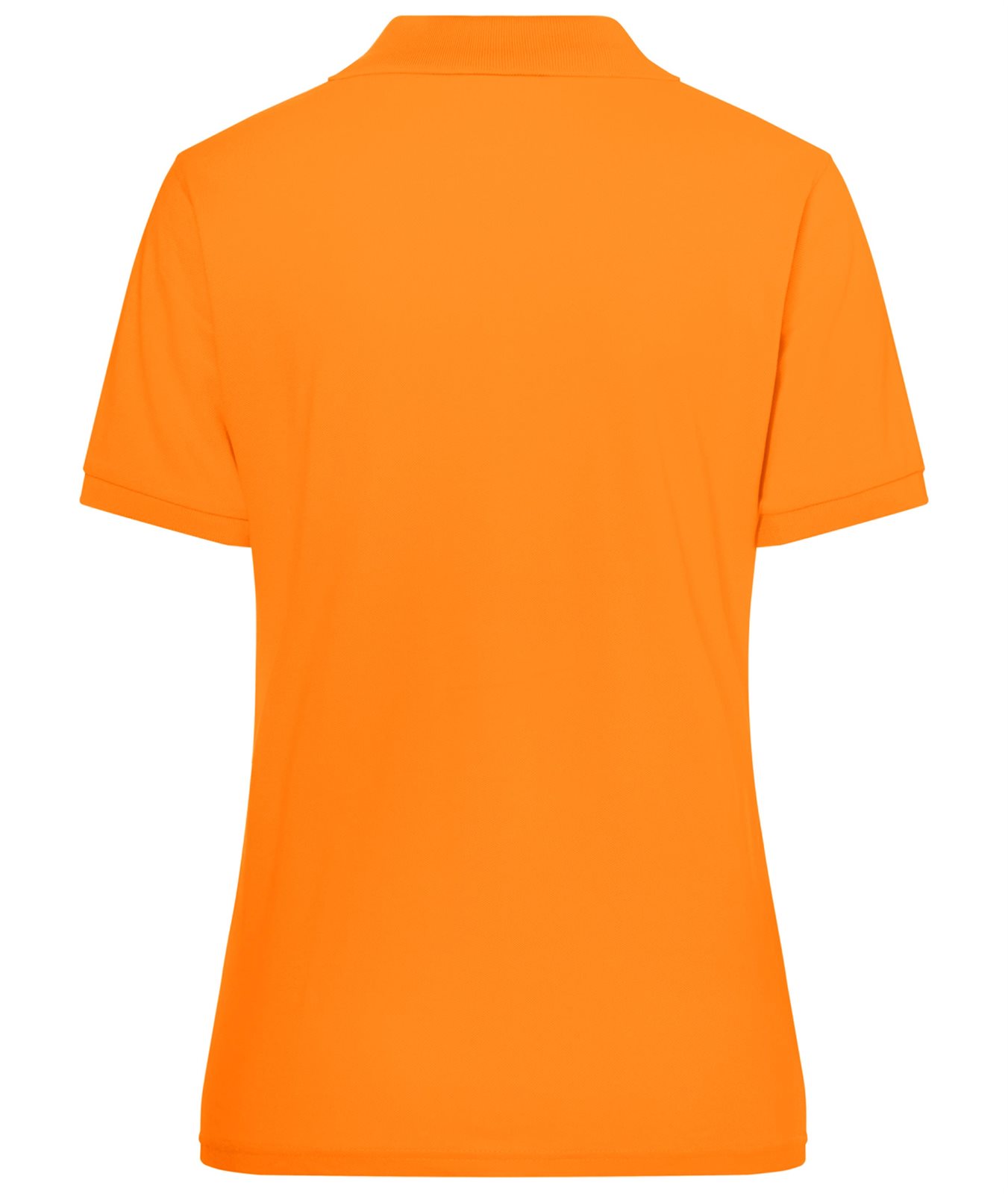 Poloshirt Damen Orange – Classic Polo Ladies, Detailansicht