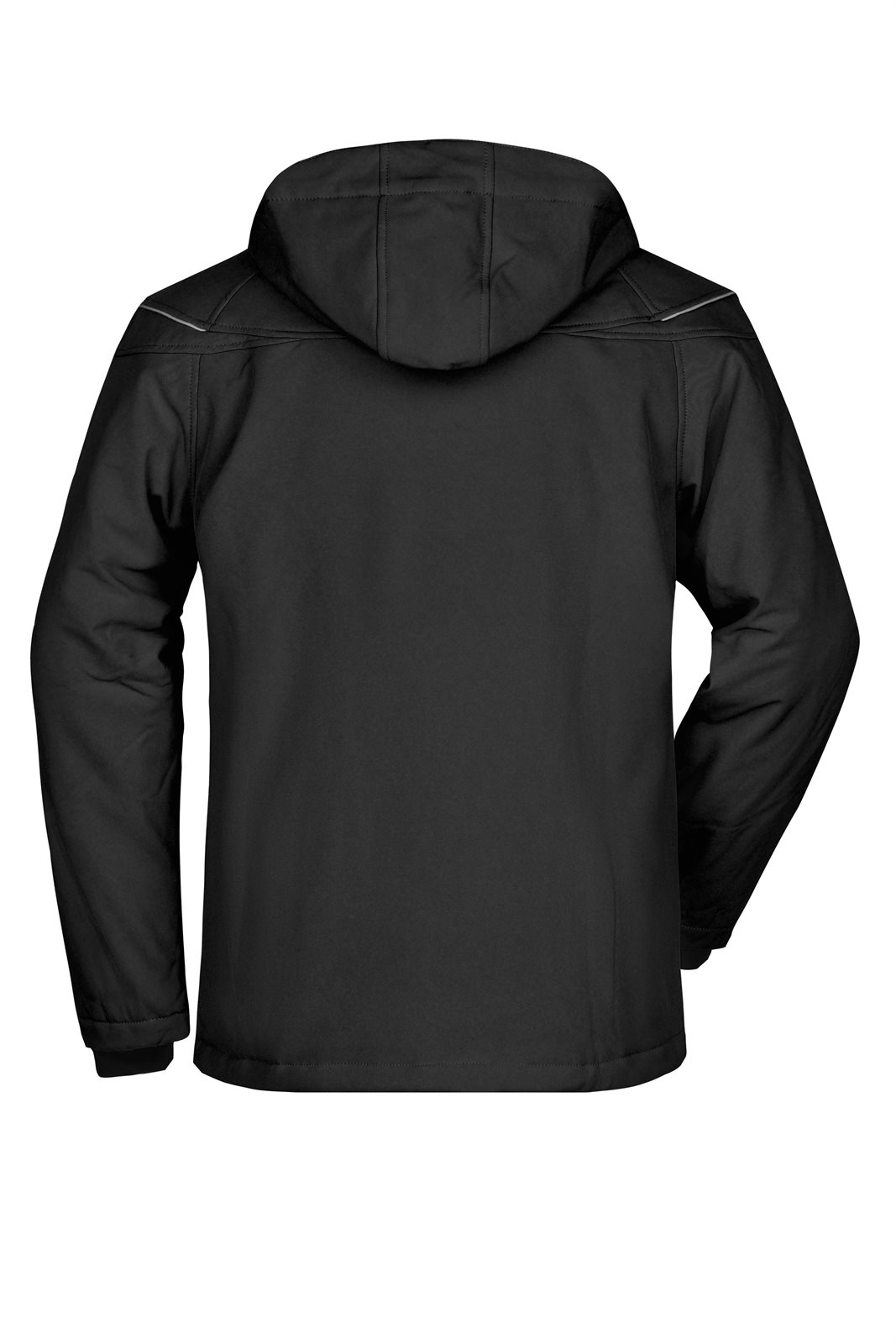 Jacke Herren Schwarz – Men’s Winter Softshell Jacket, Detailansicht