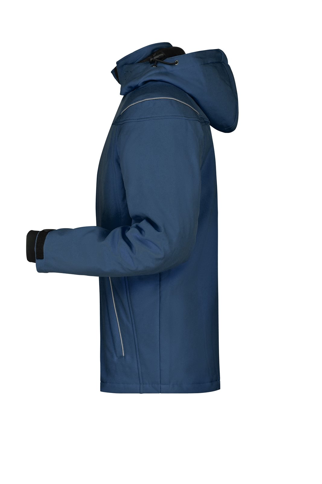 Jacke Herren Blau – Men’s Winter Softshell Jacket, Detailansicht