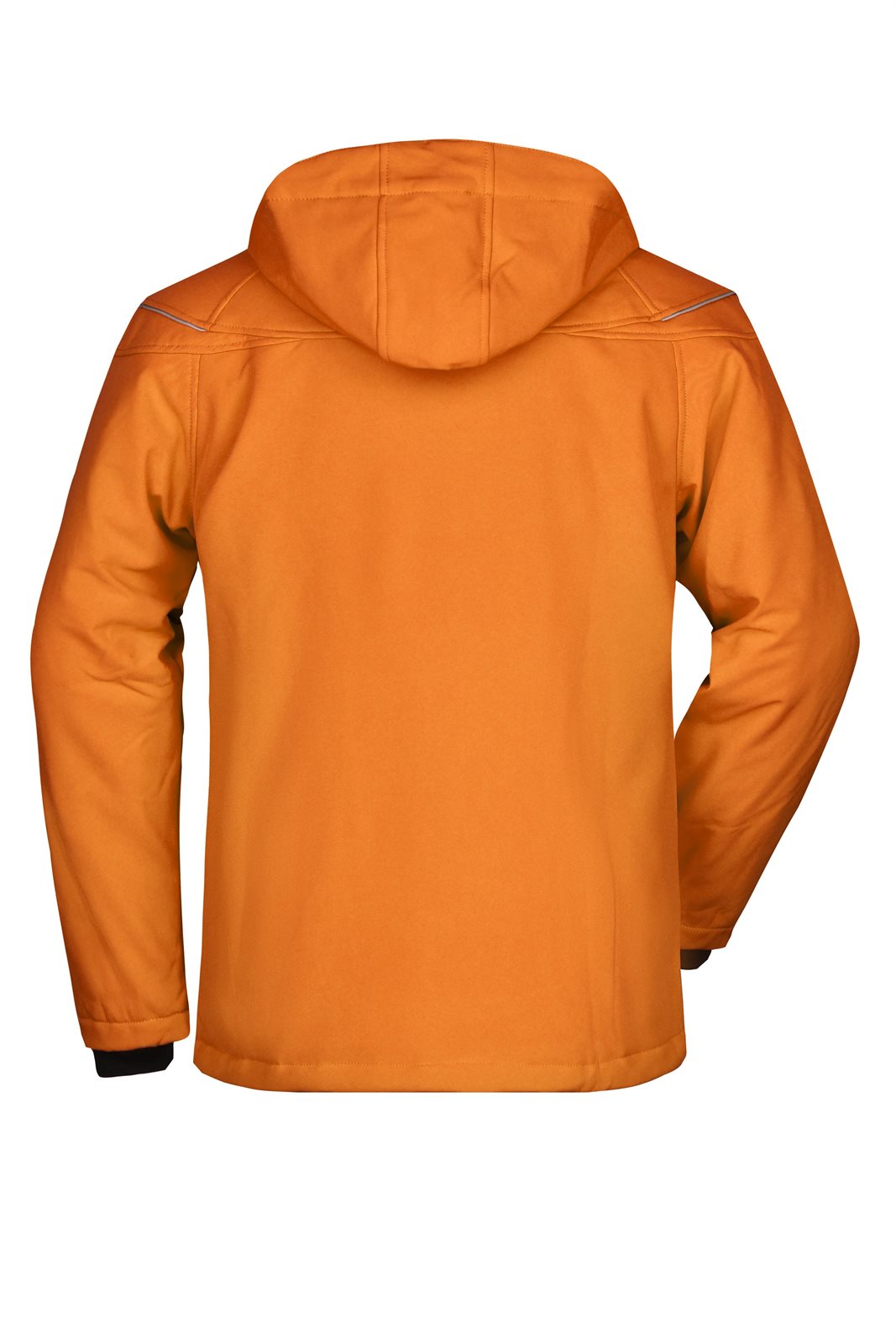 Jacke Herren Orange – Men’s Winter Softshell Jacket, Detailansicht