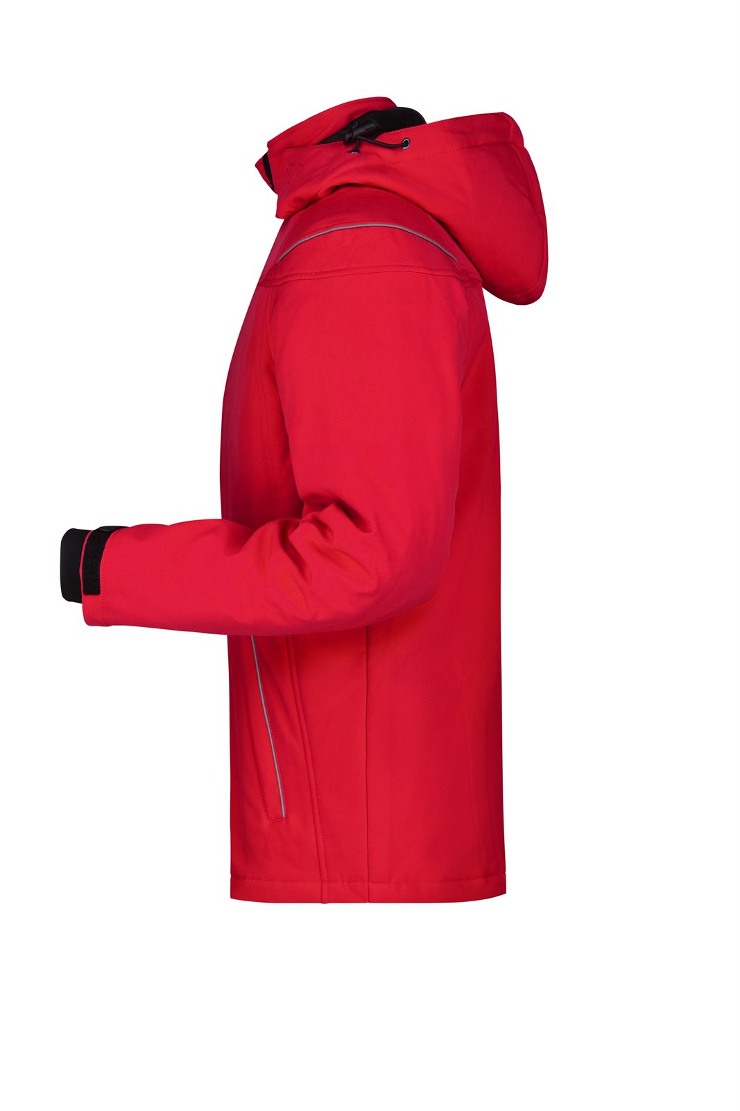 Jacke Herren Rot – Men’s Winter Softshell Jacket, Detailansicht