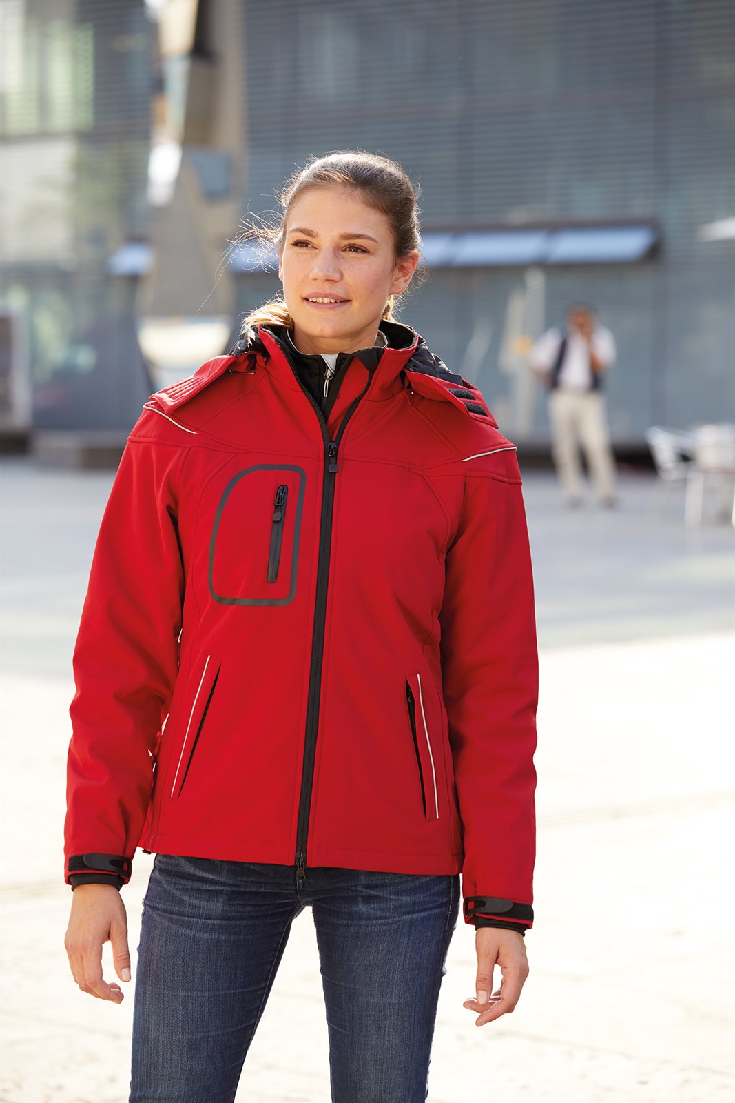 Jacke Damen – Ladies' Winter Softshell Jacket, Detailansicht