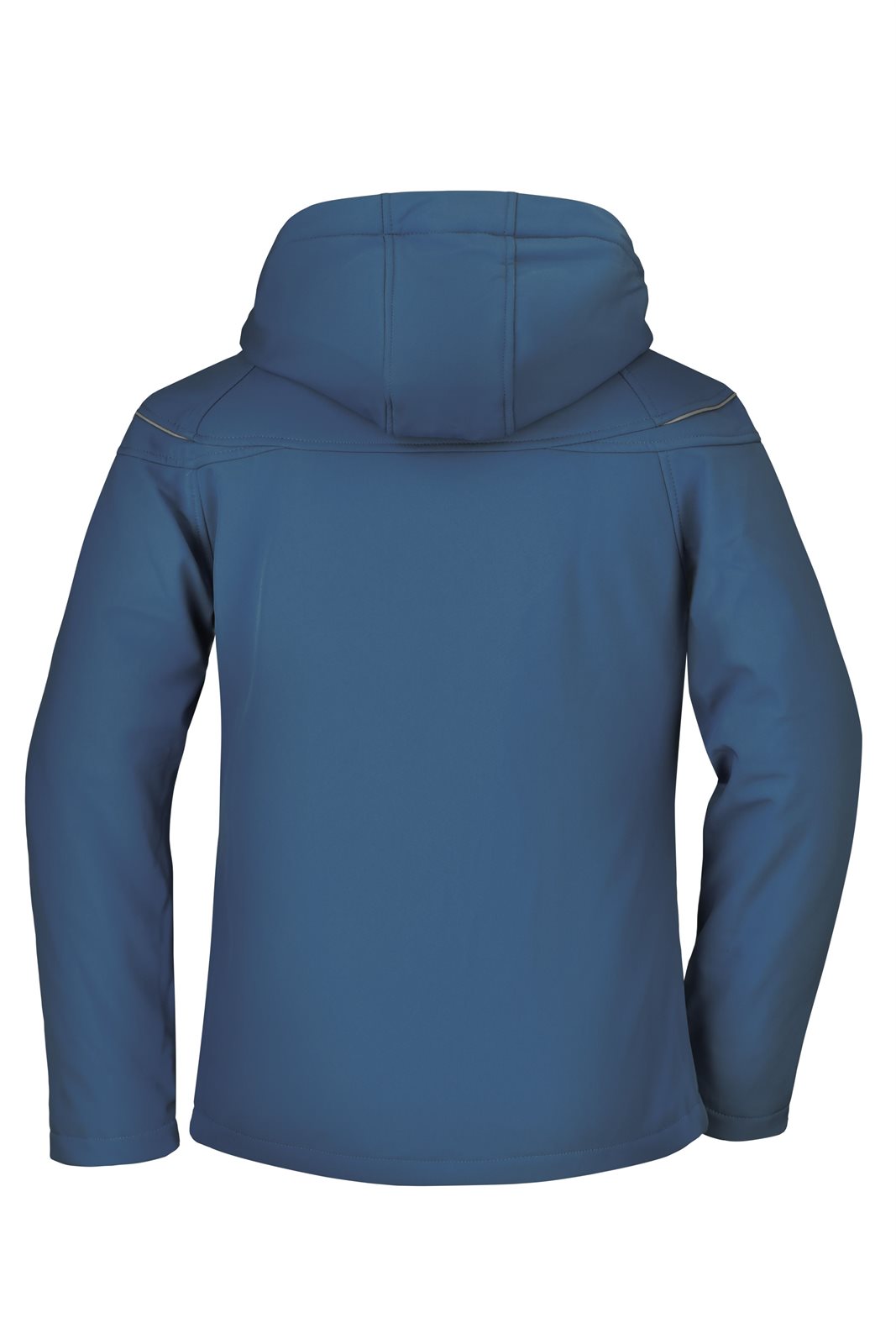 Jacke Damen Blau – Ladies' Winter Softshell Jacket, Detailansicht
