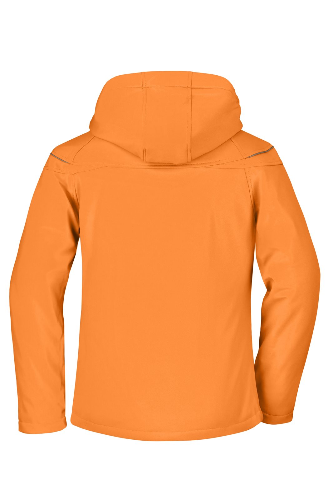Jacke Damen Orange – Ladies' Winter Softshell Jacket, Detailansicht