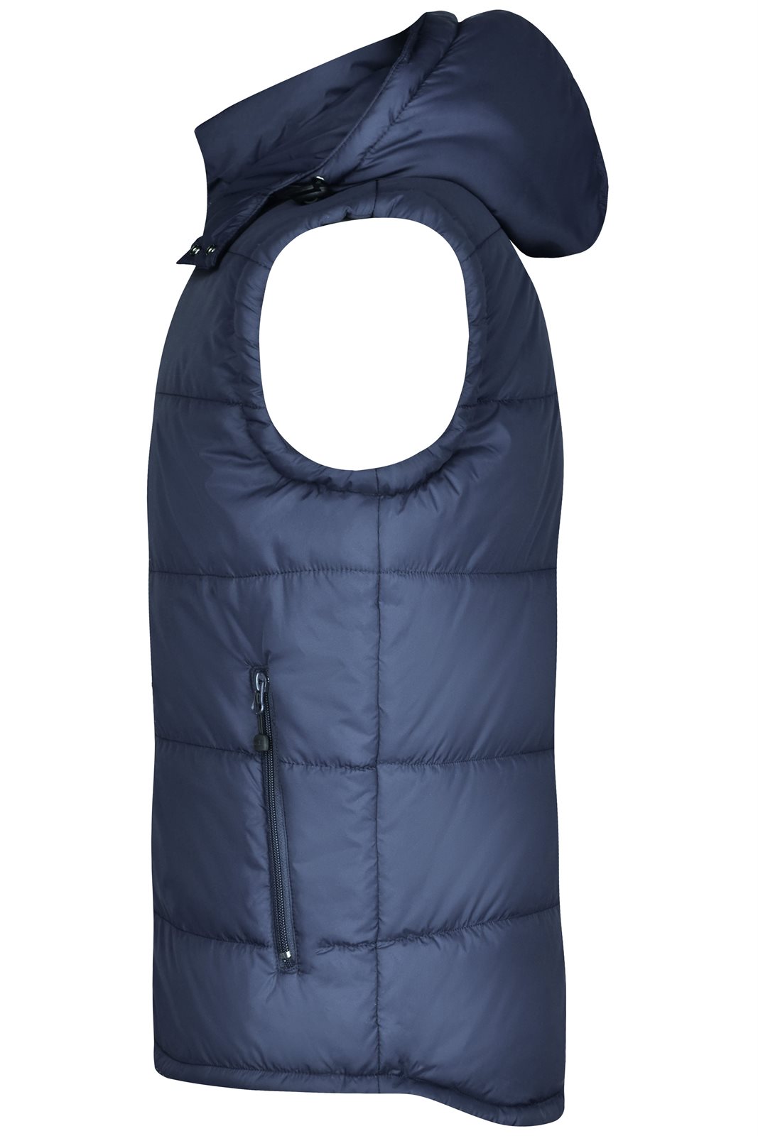 Weste Herren Blau – Men's Padded Vest, Detailansicht