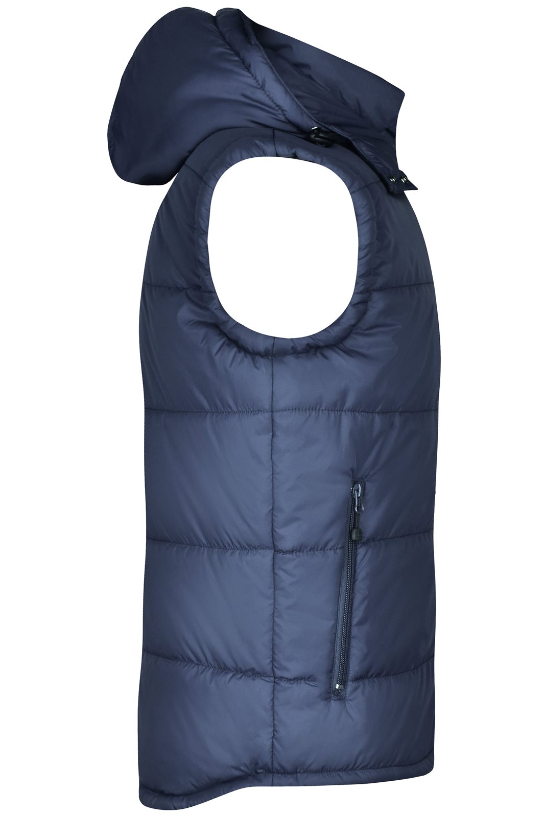 Weste Herren Blau – Men's Padded Vest, Detailansicht