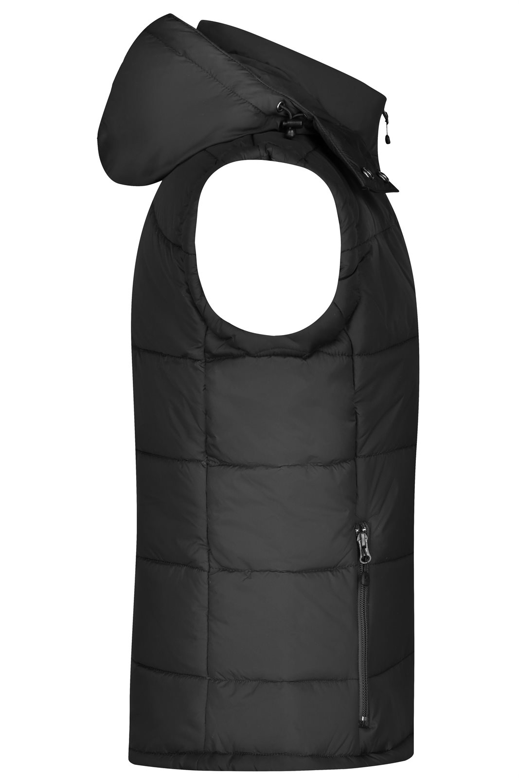 Weste Damen Schwarz – Ladies' Padded Vest, Detailansicht