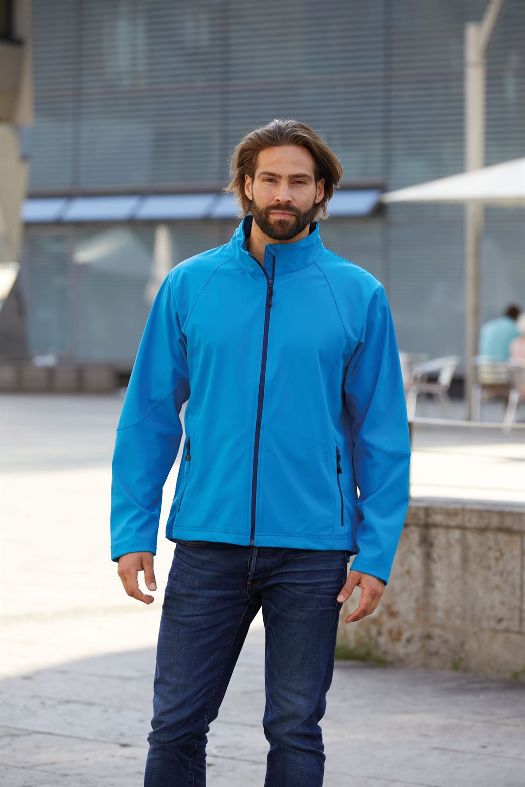 Jacke Herren – Men's Softshell Jacket, Detailansicht