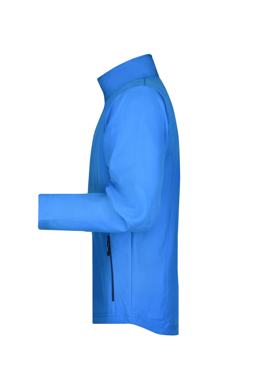 Jacke Herren Blau – Men's Softshell Jacket, Detailansicht