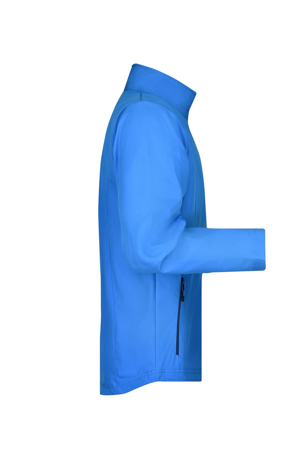Jacke Herren Blau – Men's Softshell Jacket, Detailansicht