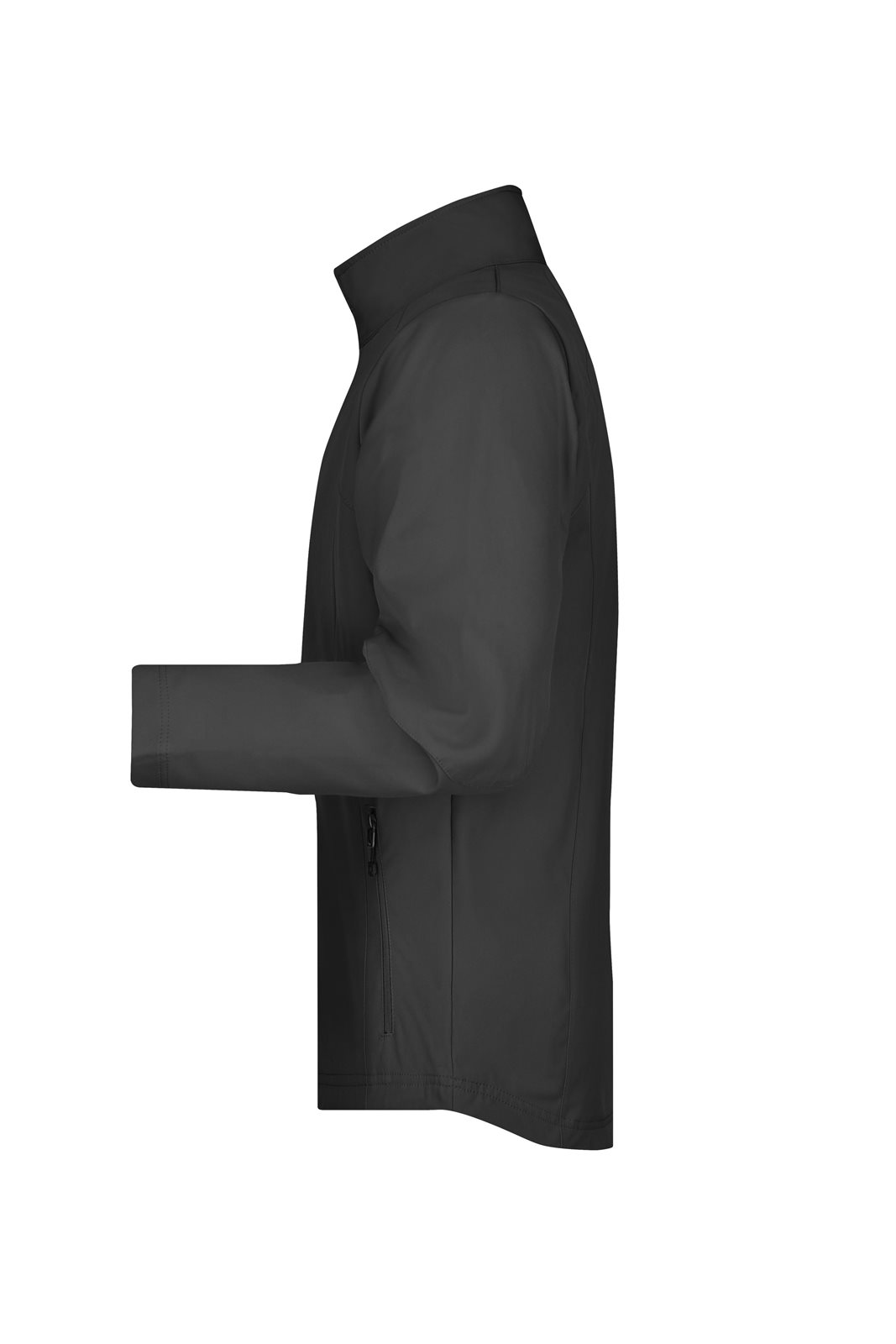 Jacke Herren Schwarz – Men's Softshell Jacket, Detailansicht